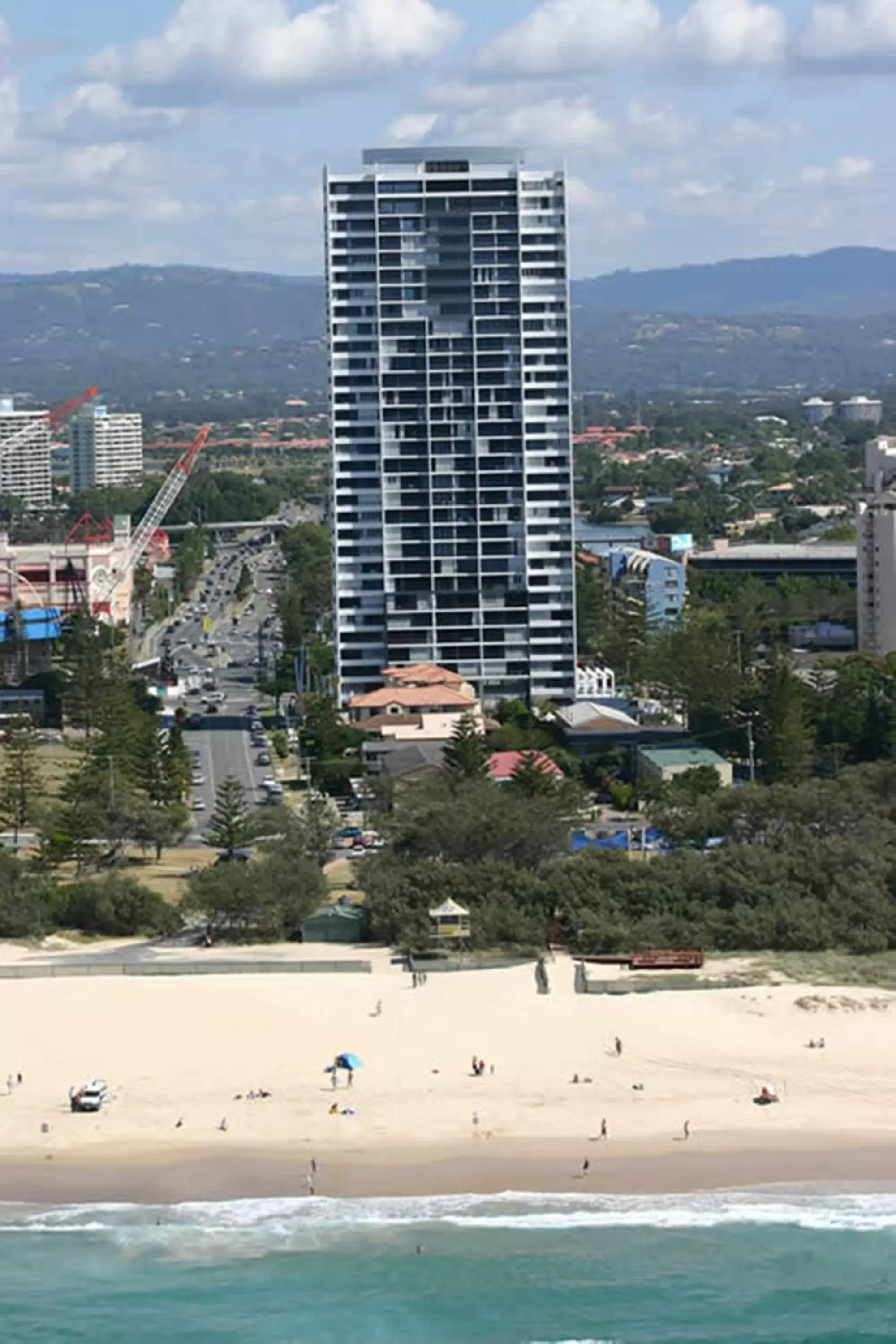 Facade/entrance, Bird's-eye View in Ultra Broadbeach