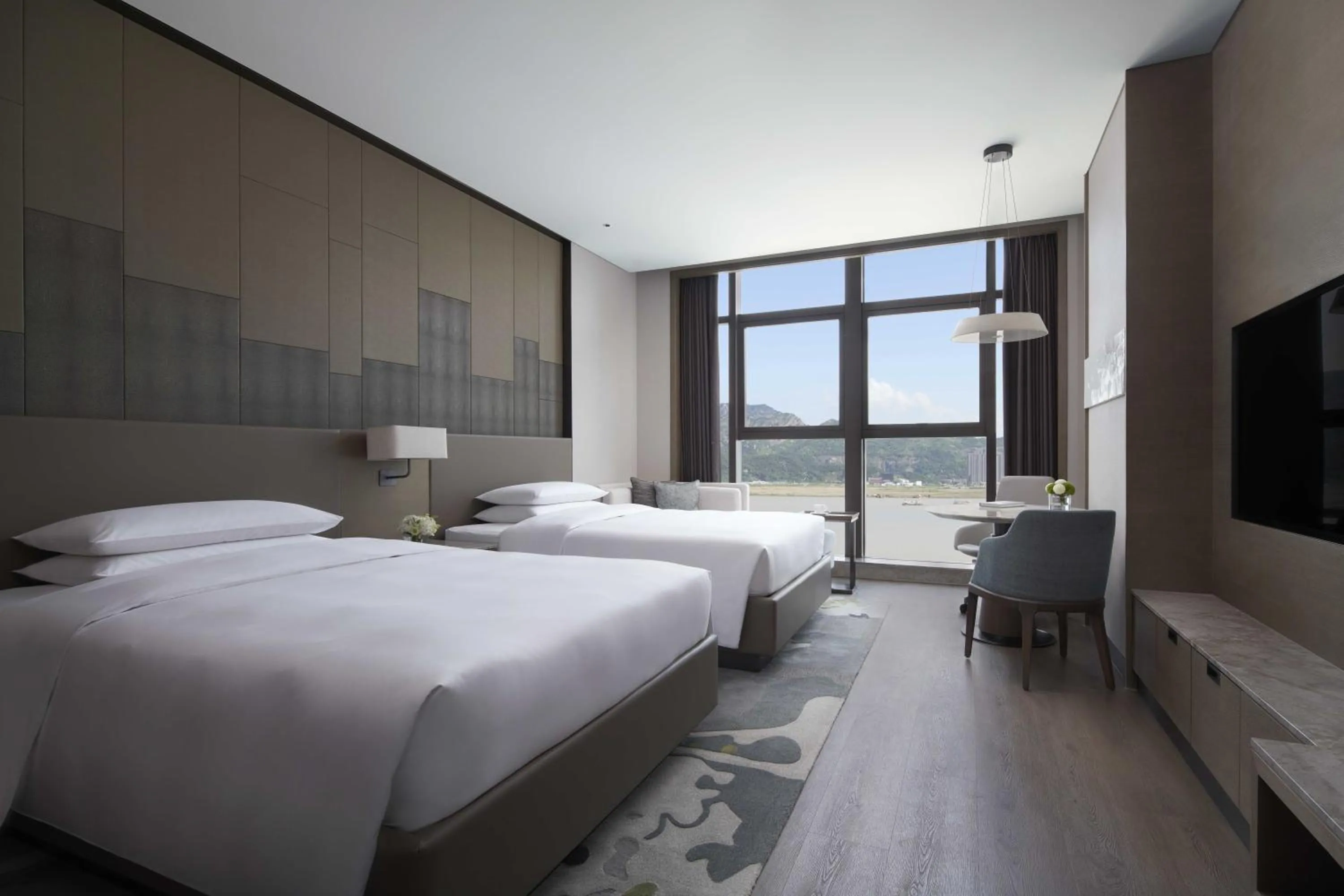 Bedroom, Bed in Wenzhou Marriott Hotel