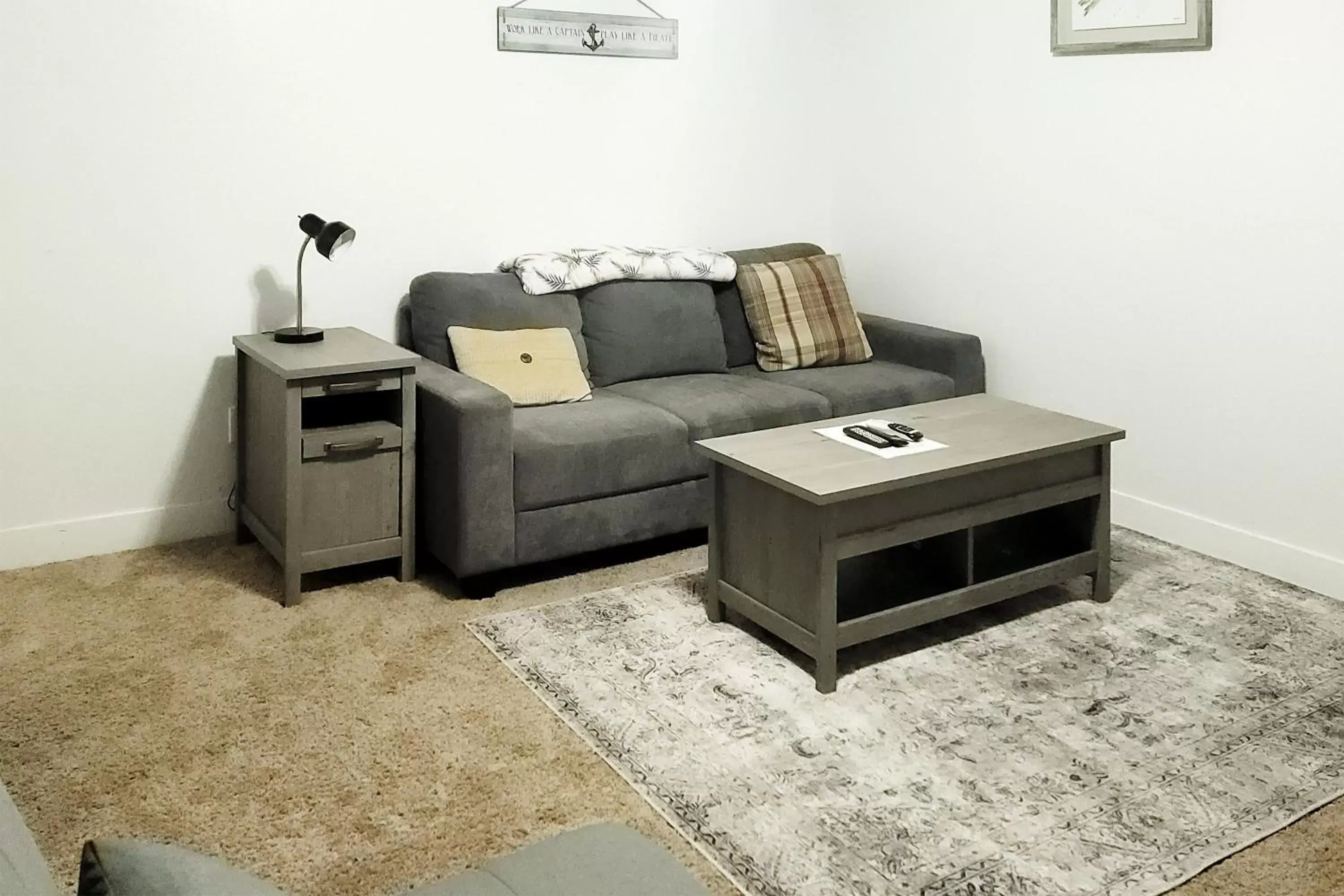 Living room, Seating Area in Ocean Terrace Condominiums