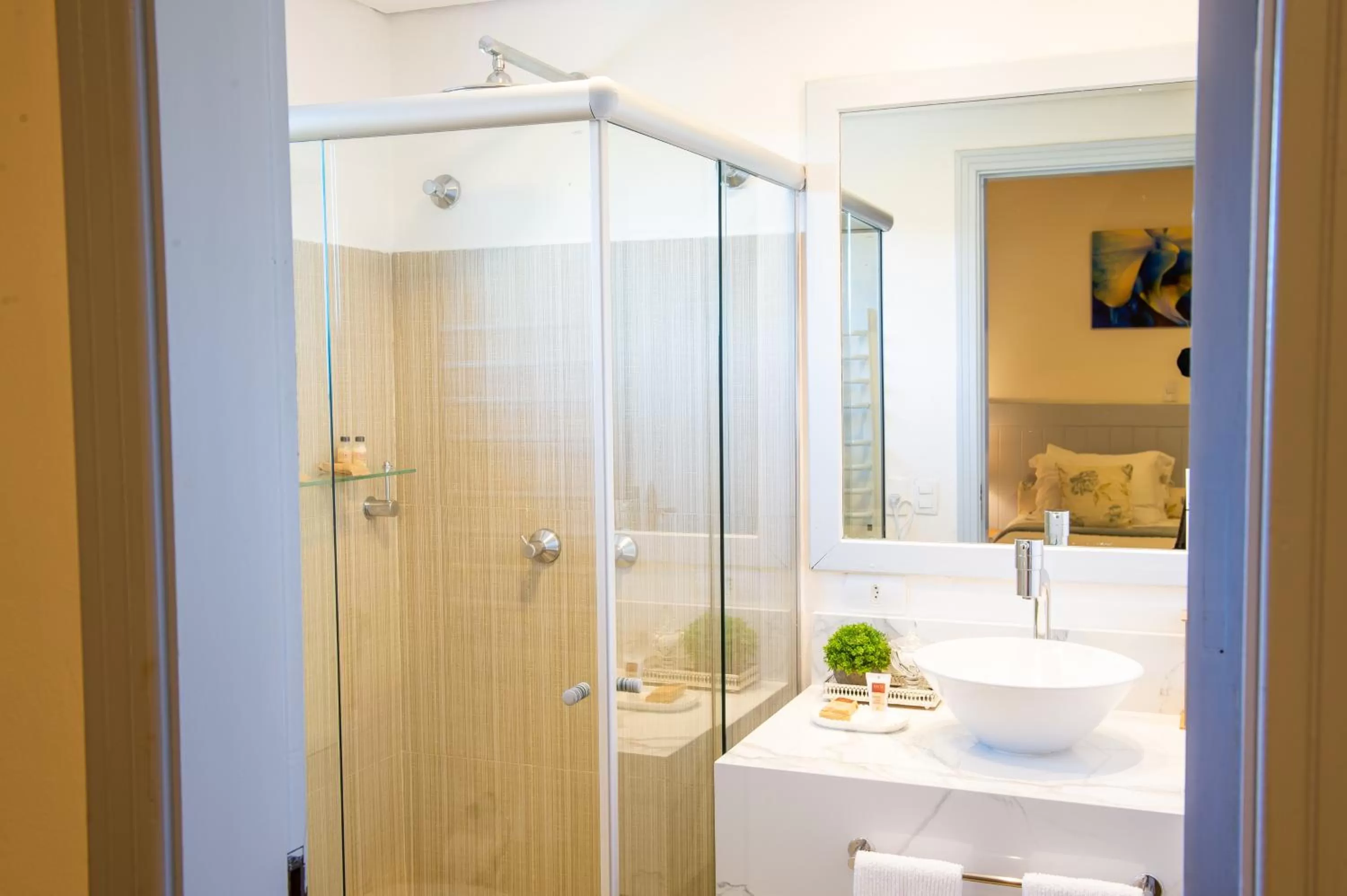 Bathroom in Pousada das Lavandas