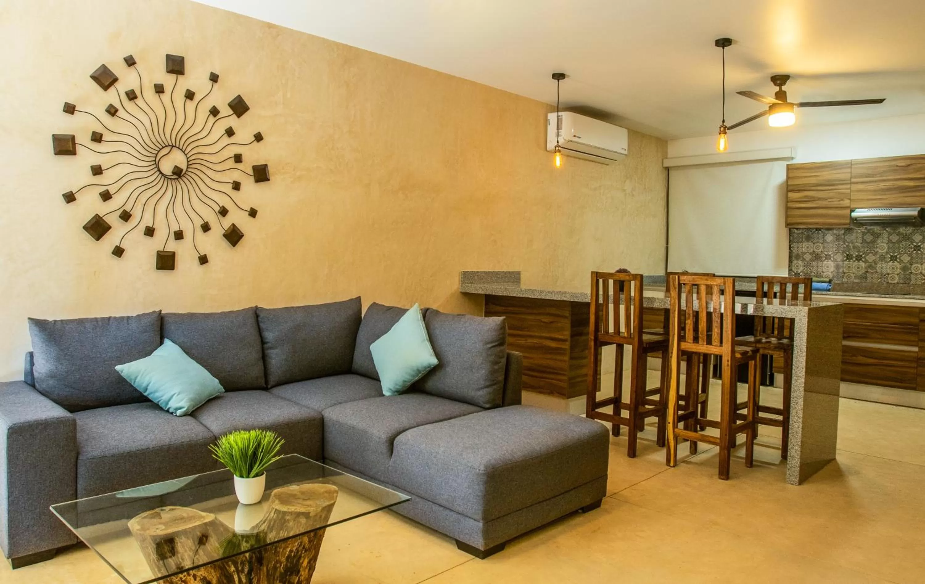 Living room, Seating Area in Azul Tulum by GuruHotel