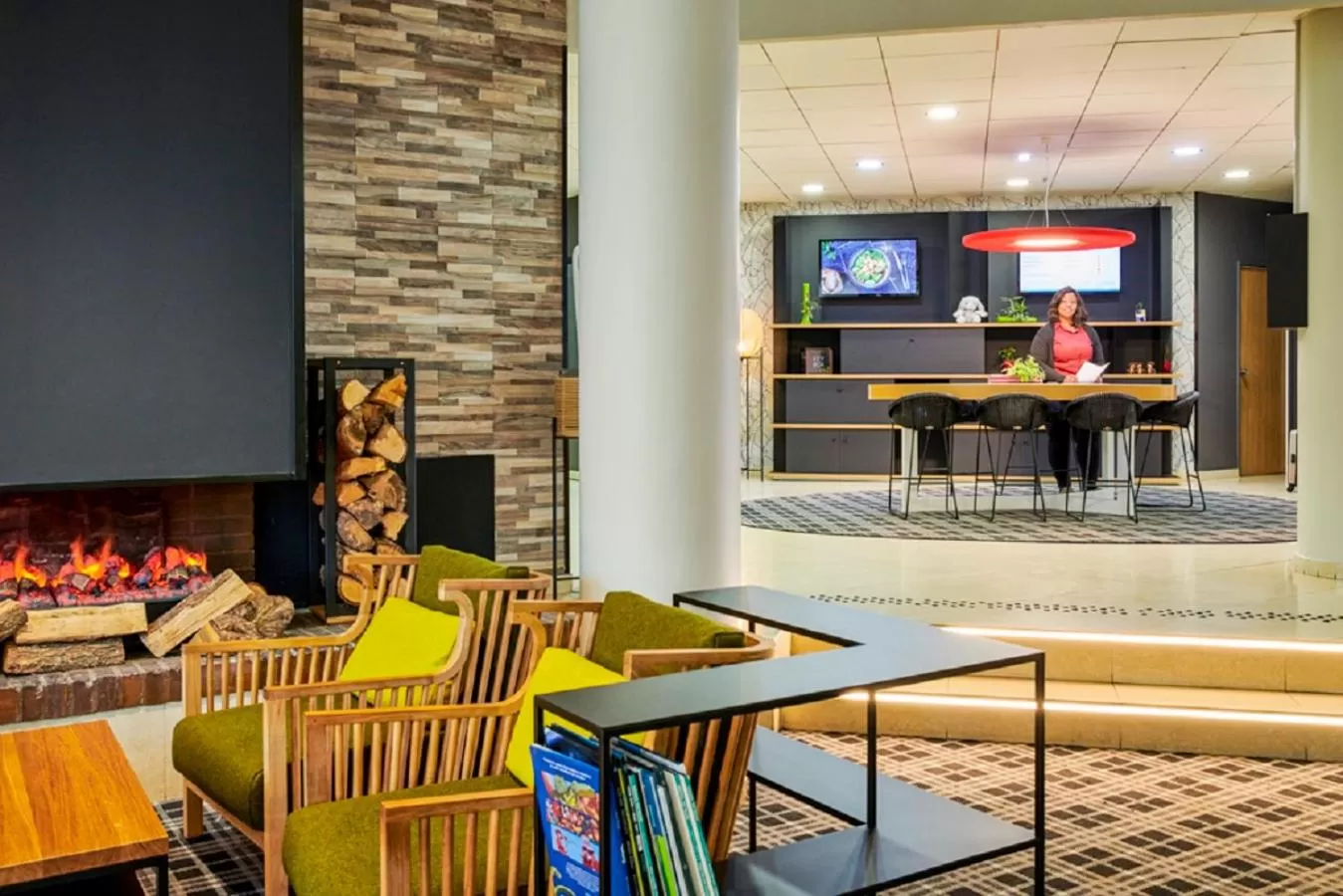 Lobby or reception in Novotel Senart Golf De Greenparc
