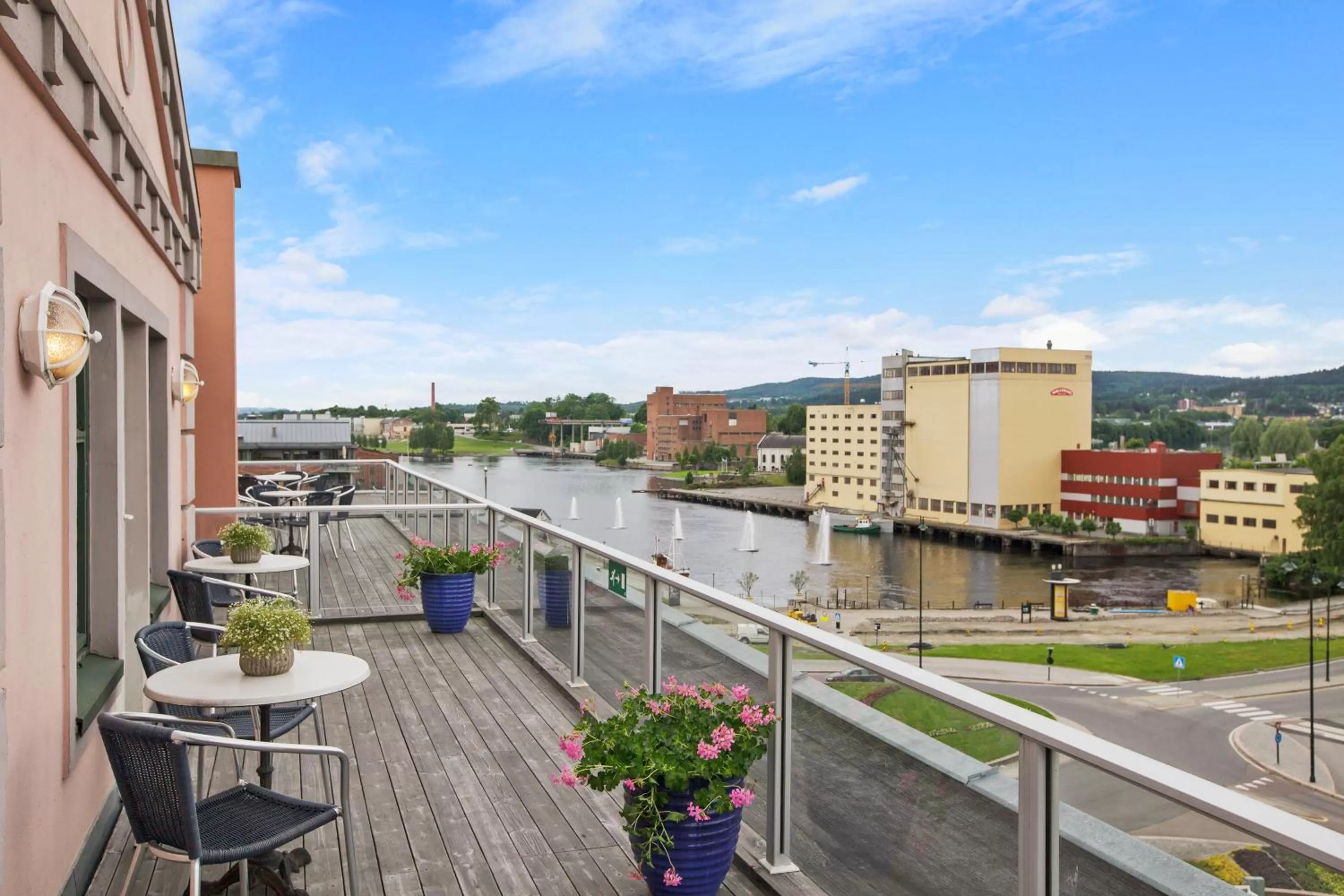 Balcony/Terrace in Thon Hotel Høyers