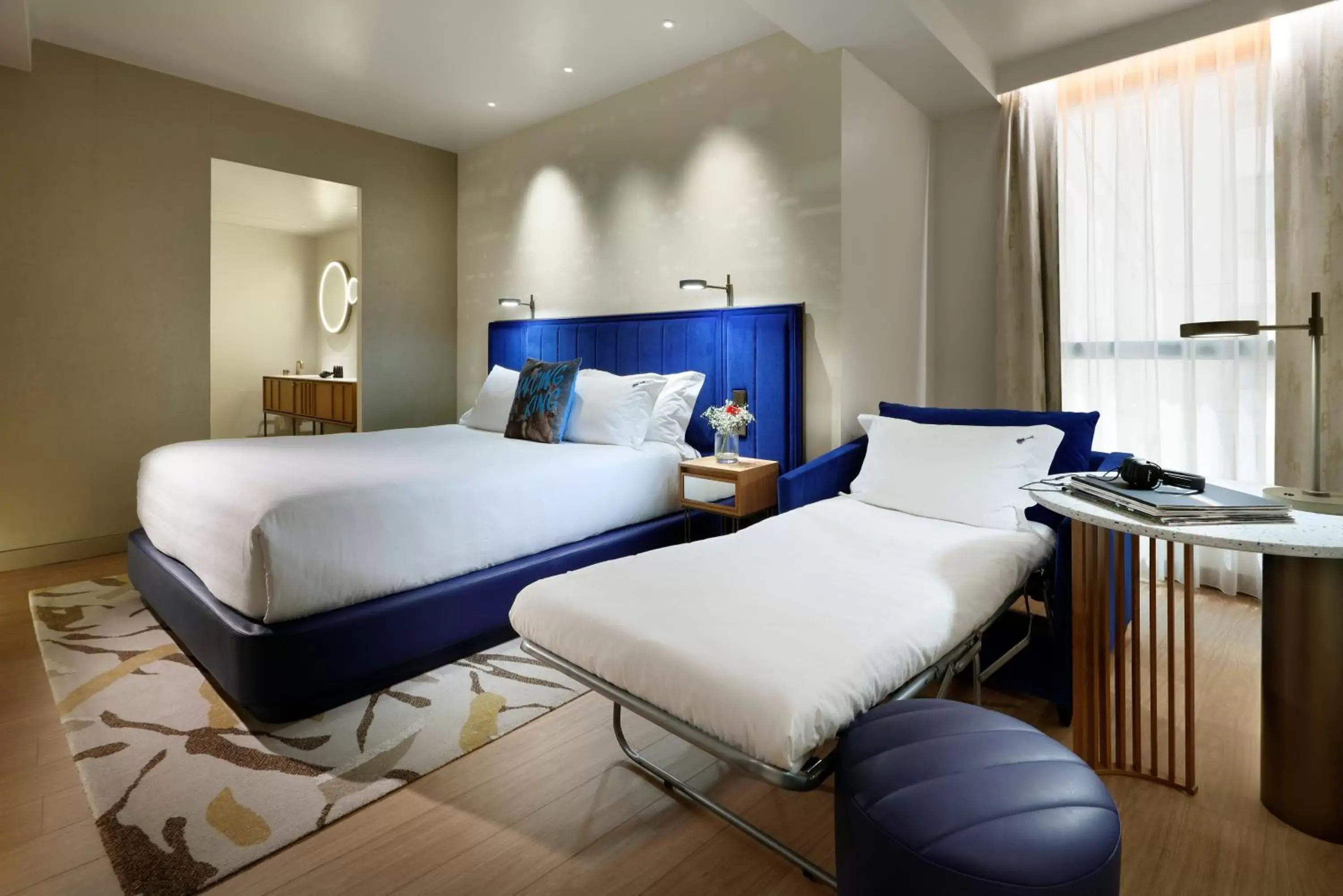 Bed in Hard Rock Hotel Madrid
