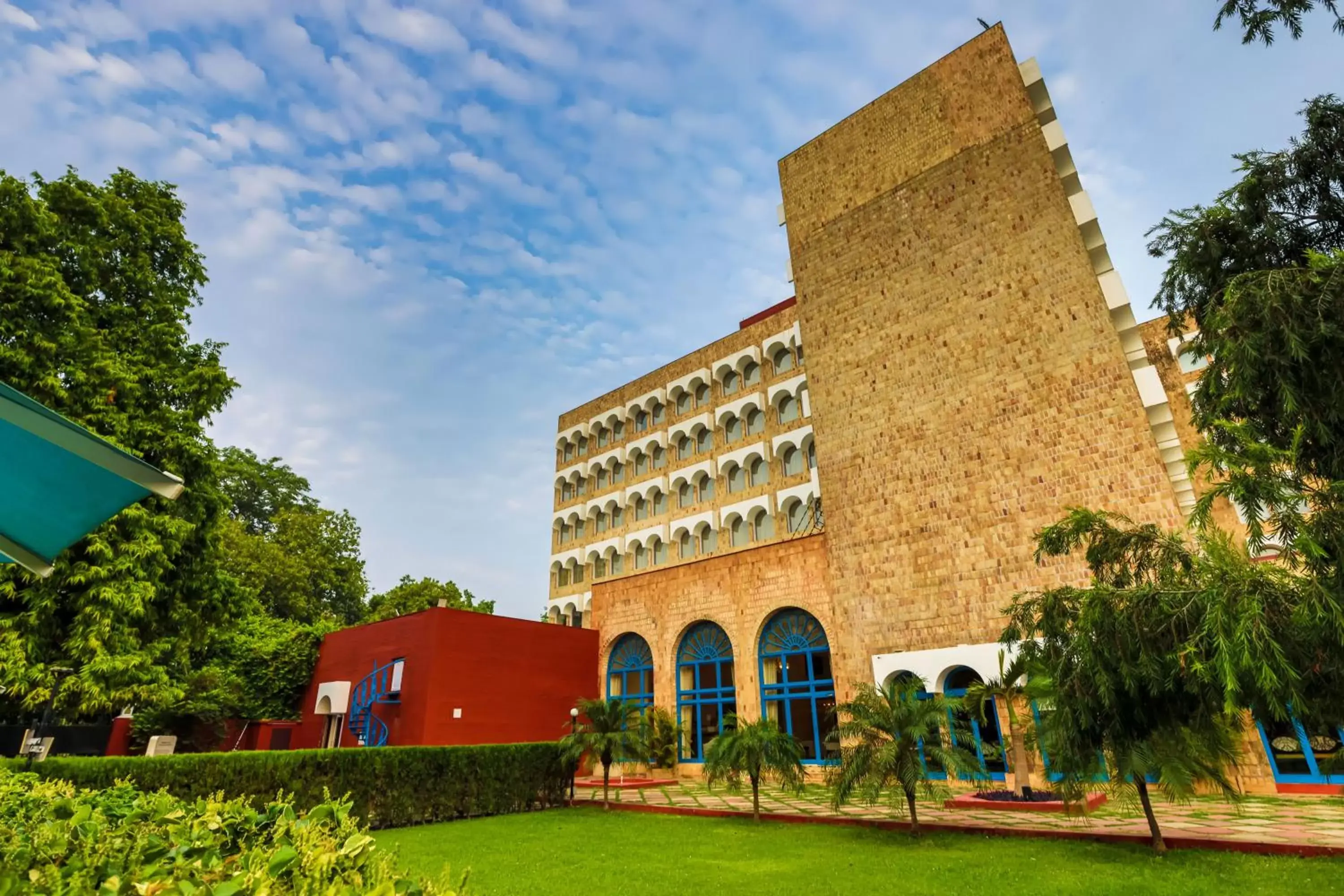 Facade/entrance in Taj Ganges Varanasi Facade/entrance in Taj Ganges Varanasi