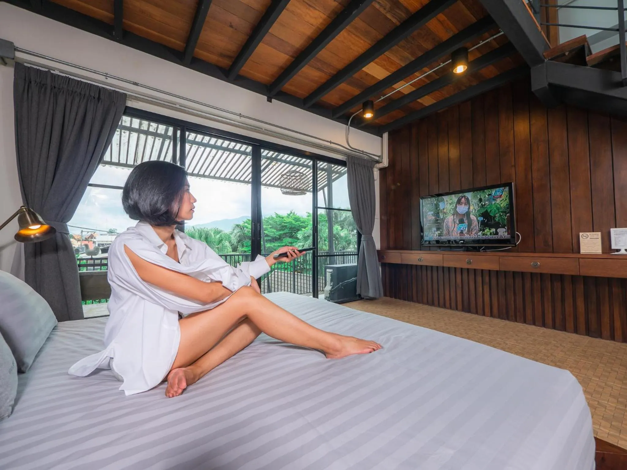 TV and multimedia, Bed in Gord ChiangMai Hotel