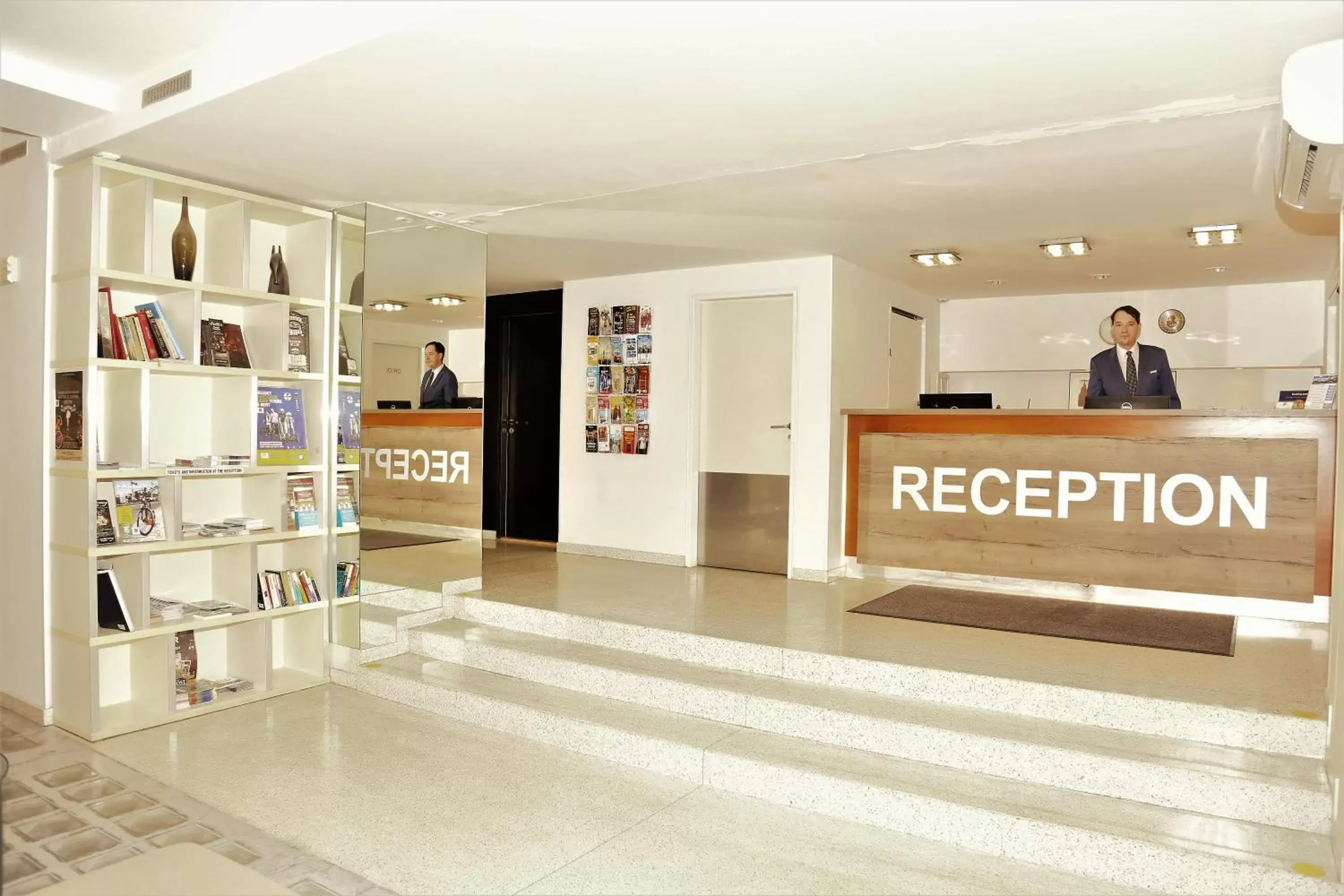 Lobby or reception in Akcent hotel Lobby or reception in Akcent hotel