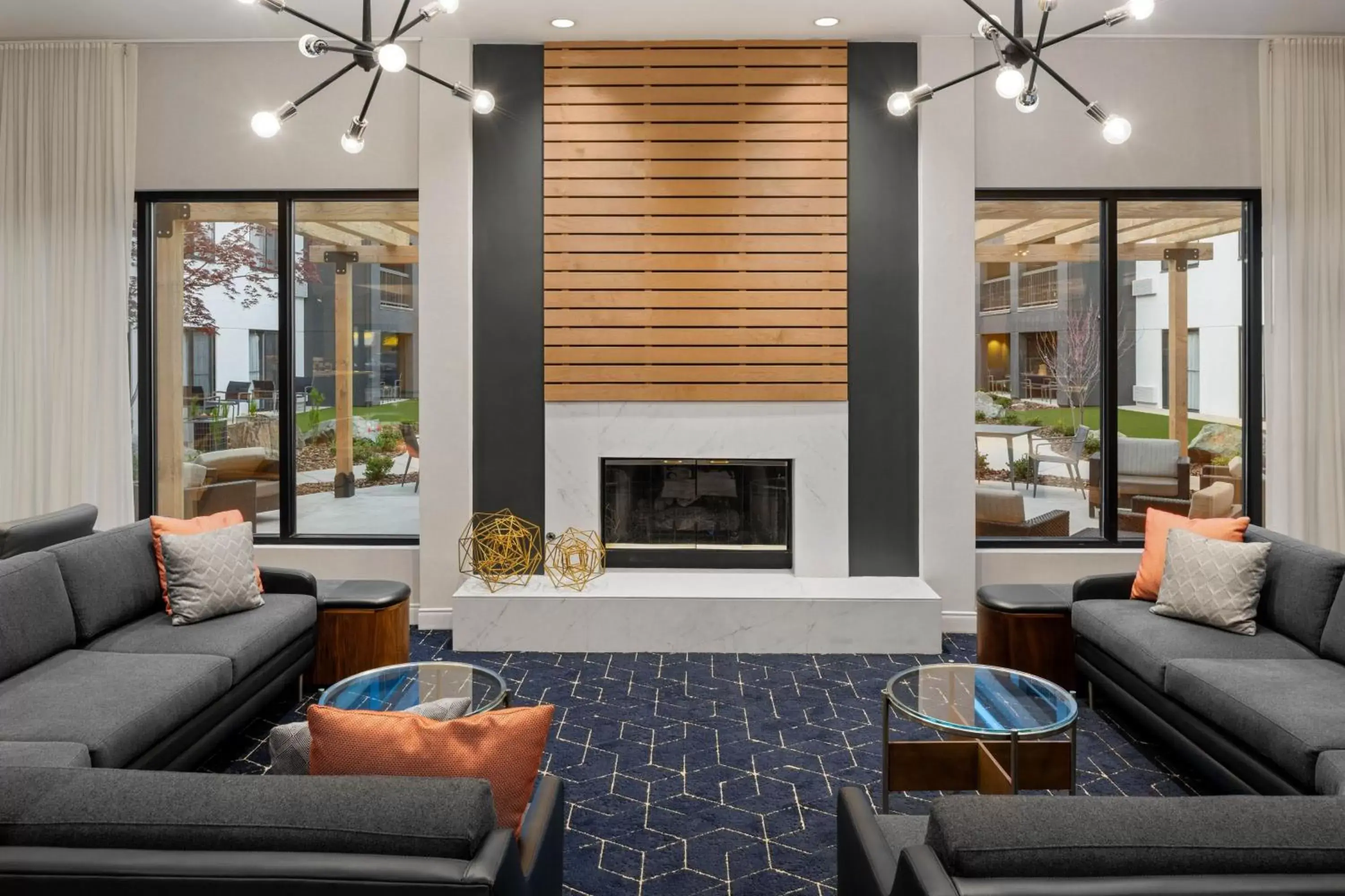 Lobby or reception, Seating Area in Courtyard Boise Downtown