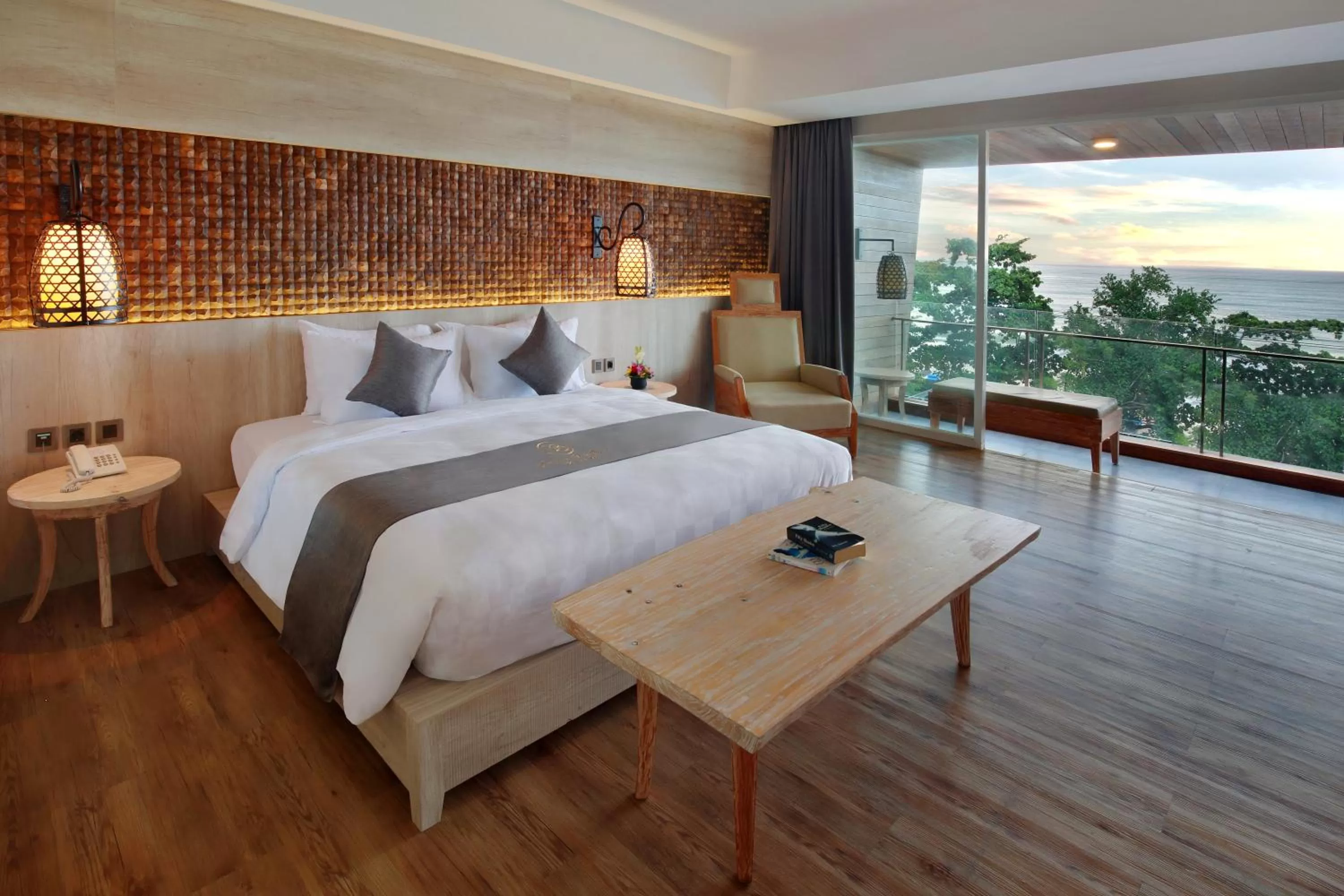 Sea view, Bed in Jimbaran Bay Beach Resort and Spa by Prabhu