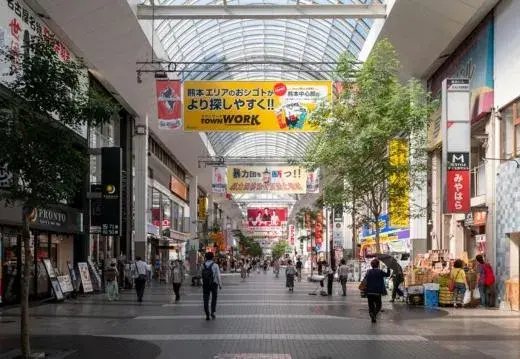 Street view in Kumamoto Washington Hotel Plaza