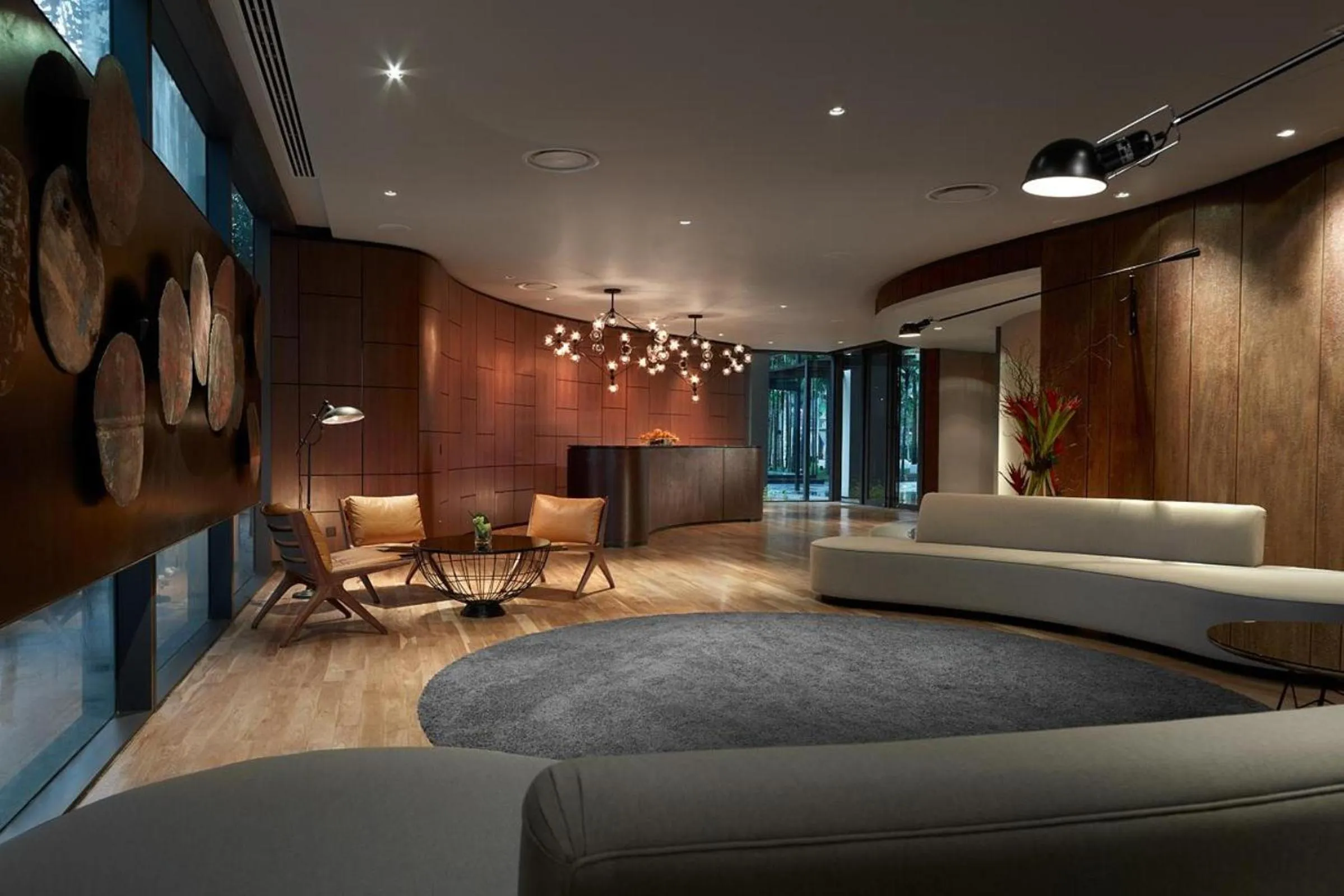 Lobby or reception in E&O Residences Kuala Lumpur
