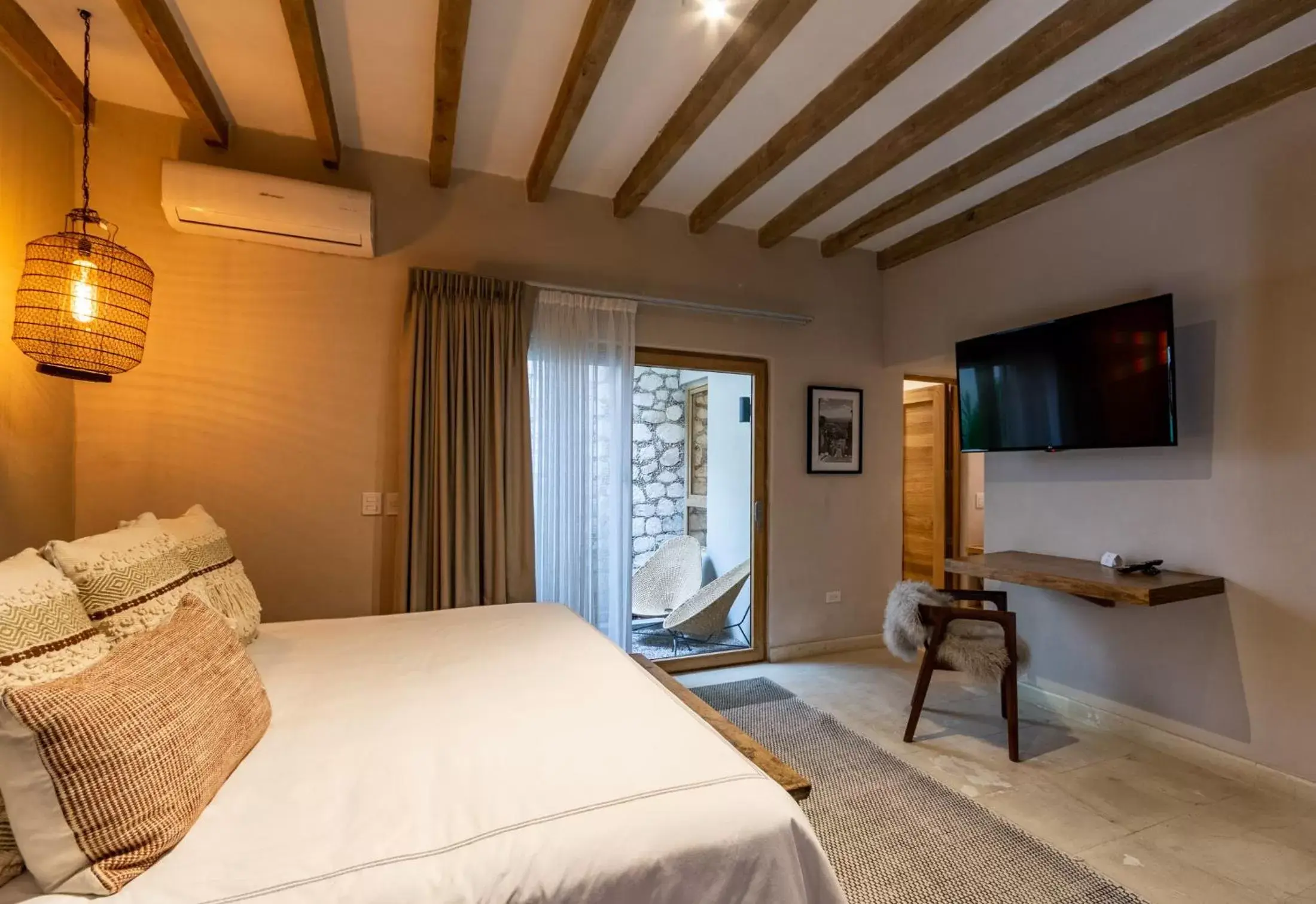 Bed in Casa Quebrada Hotel Boutique