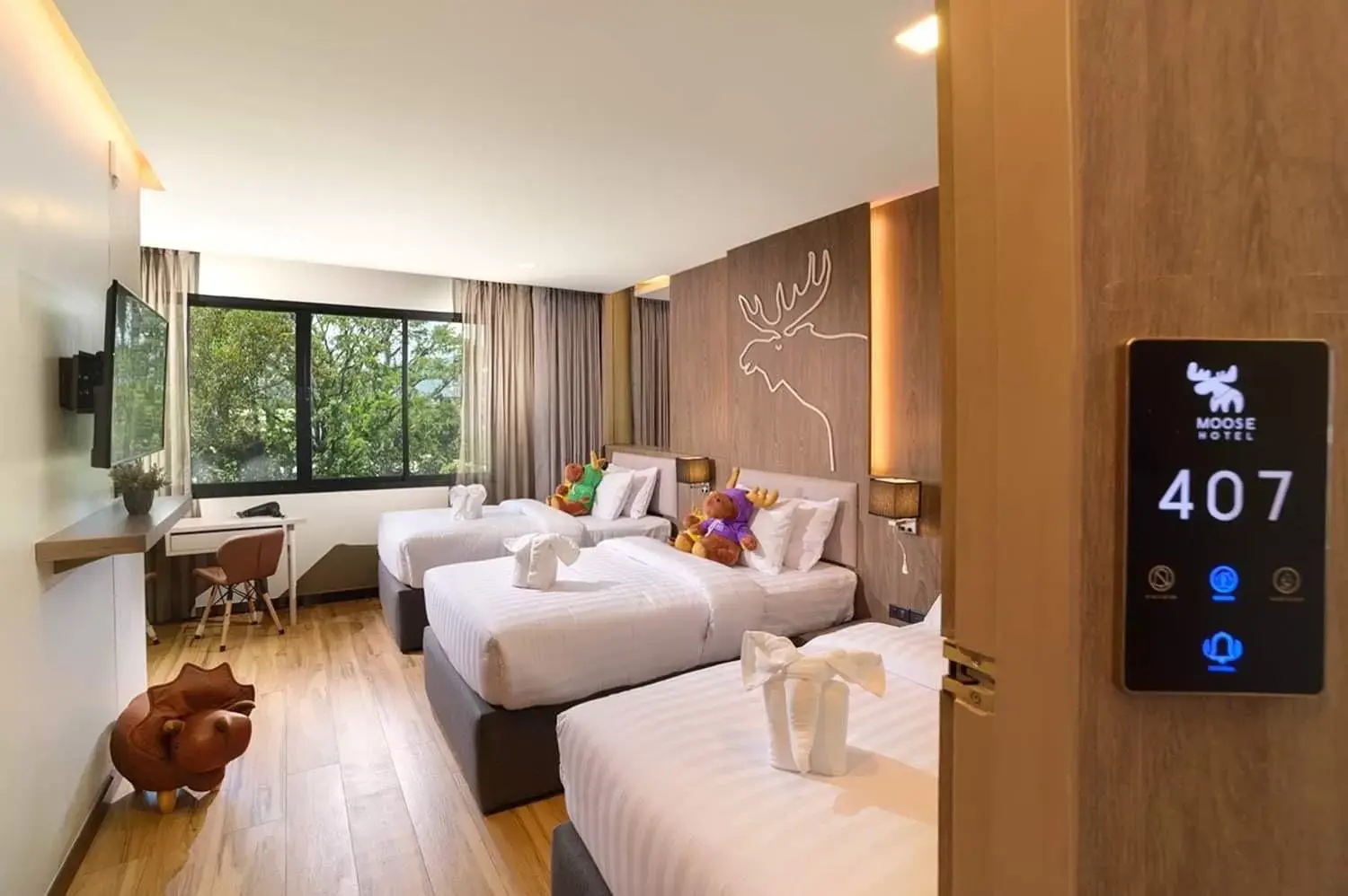 Bedroom in Moose Hotel Chiangmai