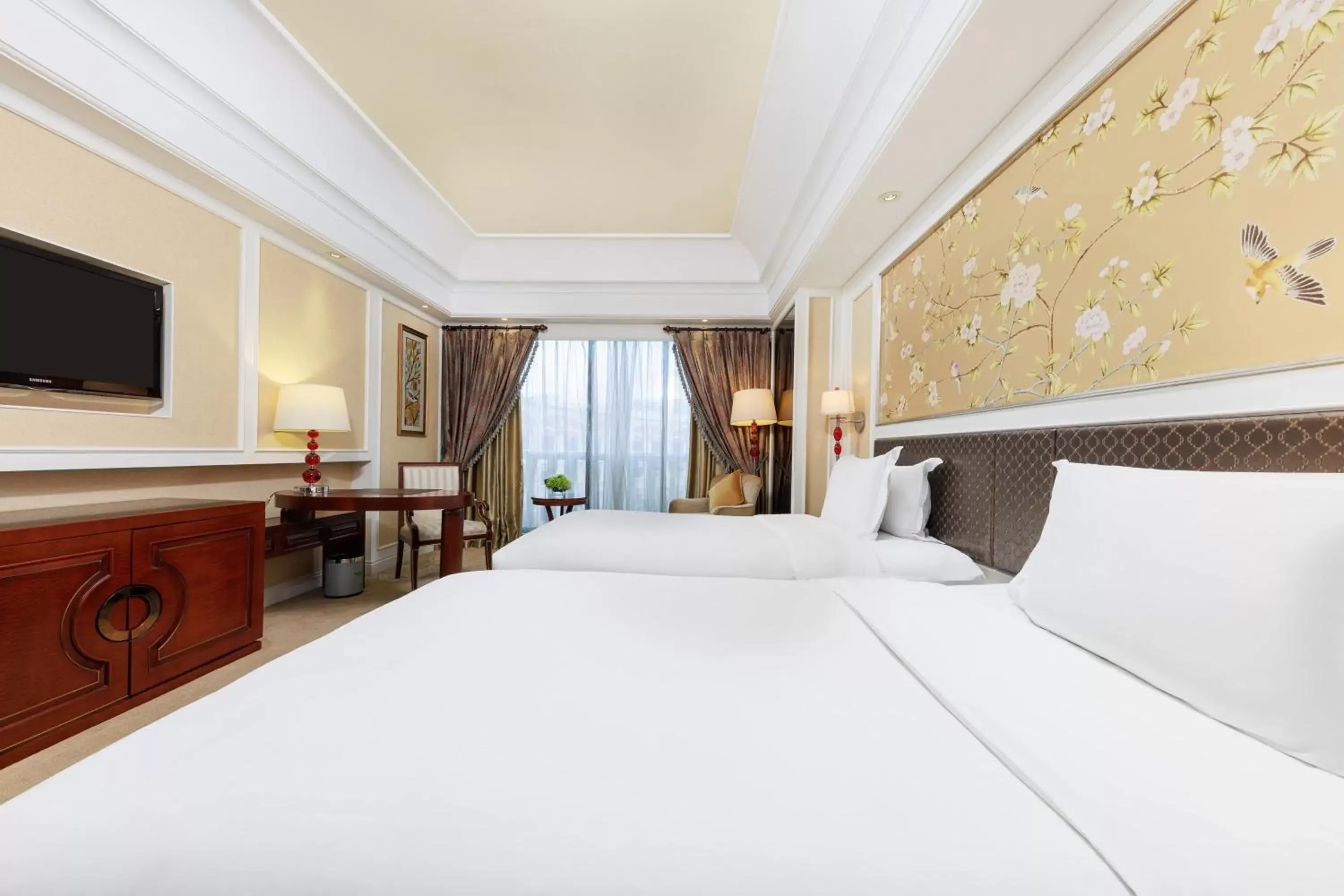 Bed in Wyndham Foshan Shunde