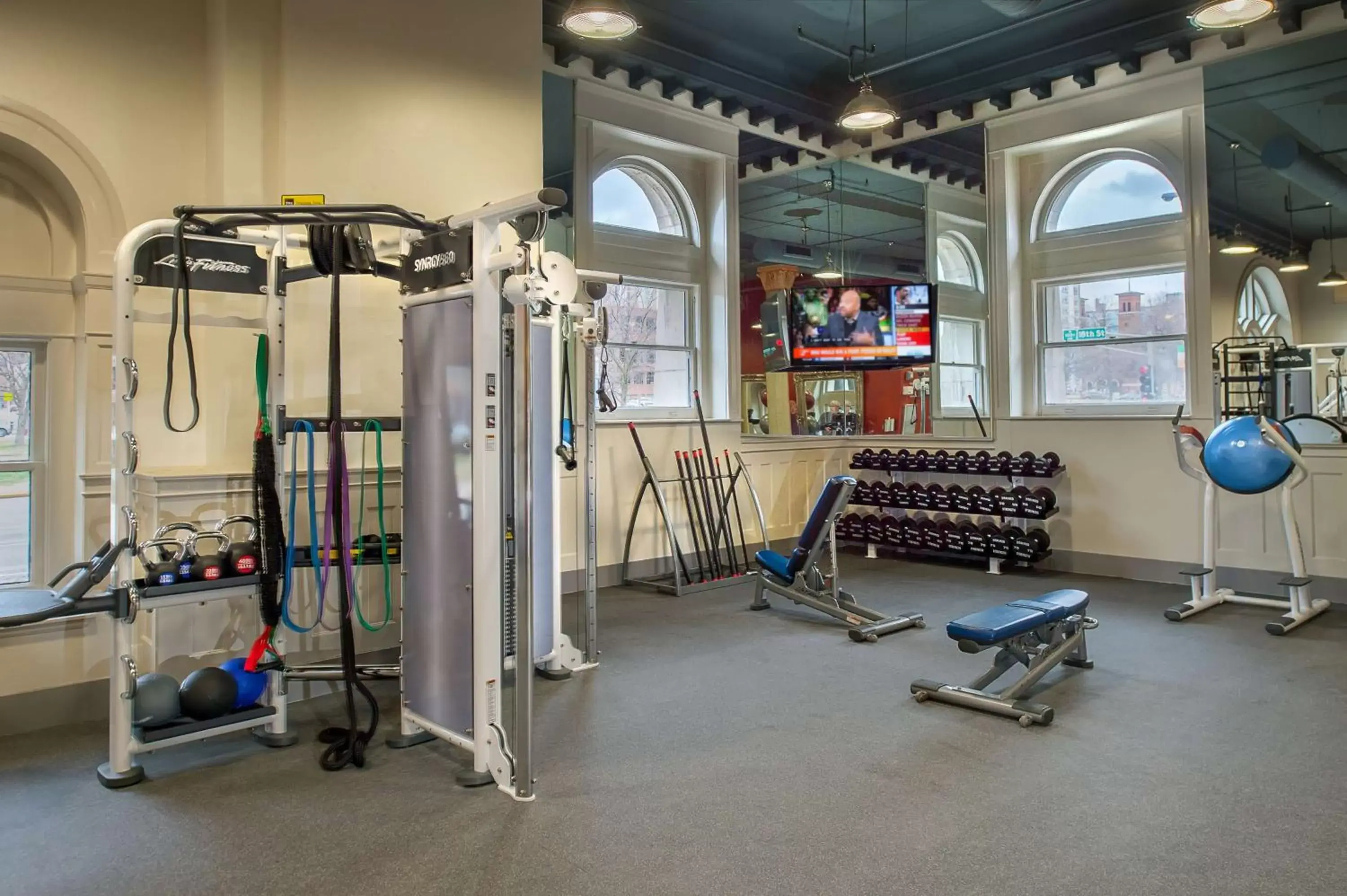 Fitness centre/facilities, Fitness Center/Facilities in St. Louis Union Station Hotel, Curio Collection by Hilton