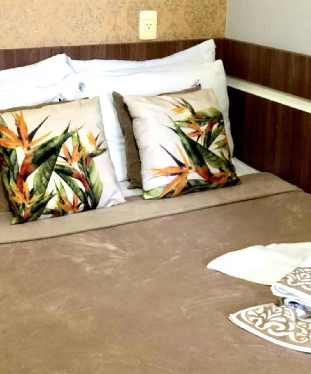 Bed in Pousada do Pescador