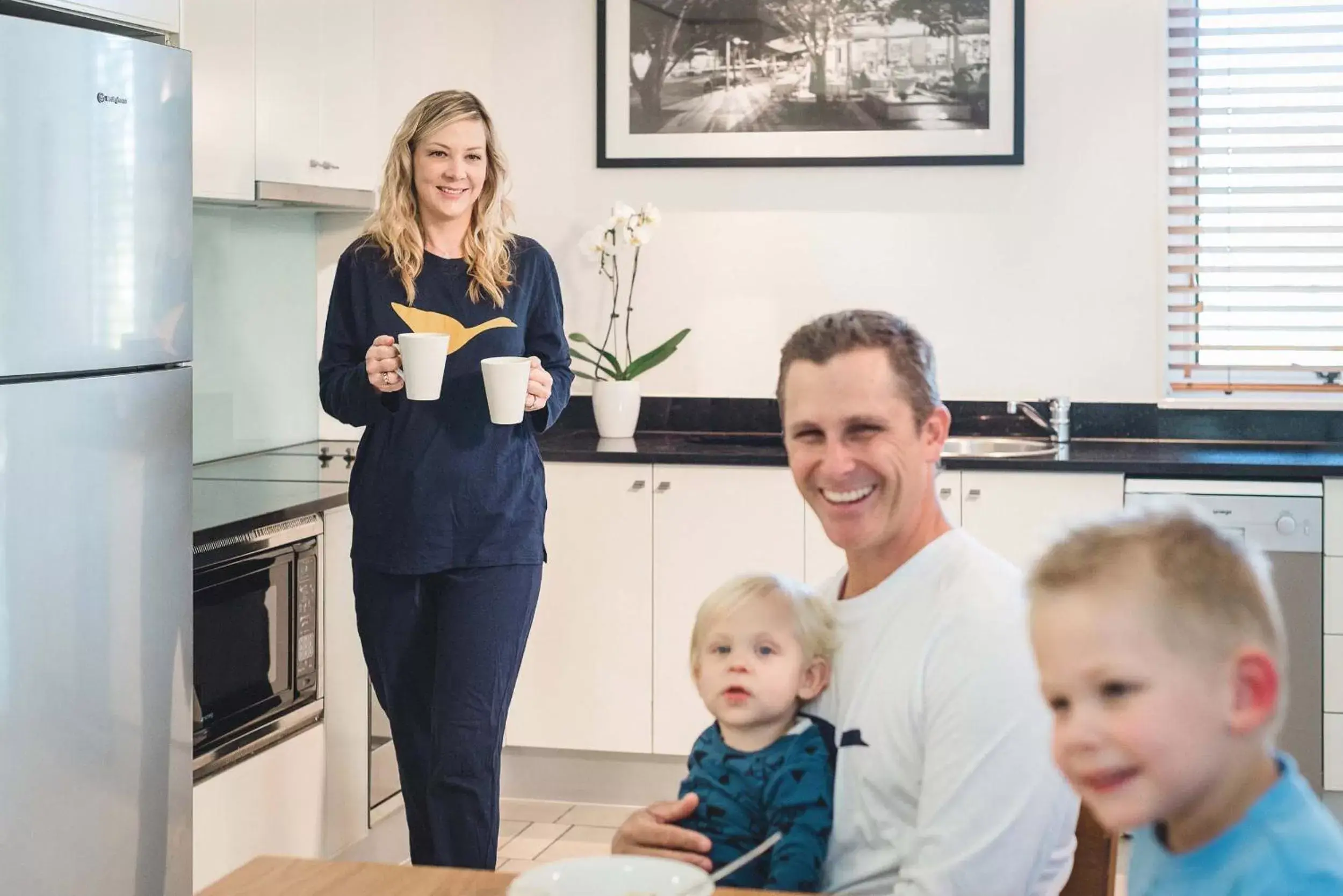 Kitchen or kitchenette, Family in The Sebel Noosa