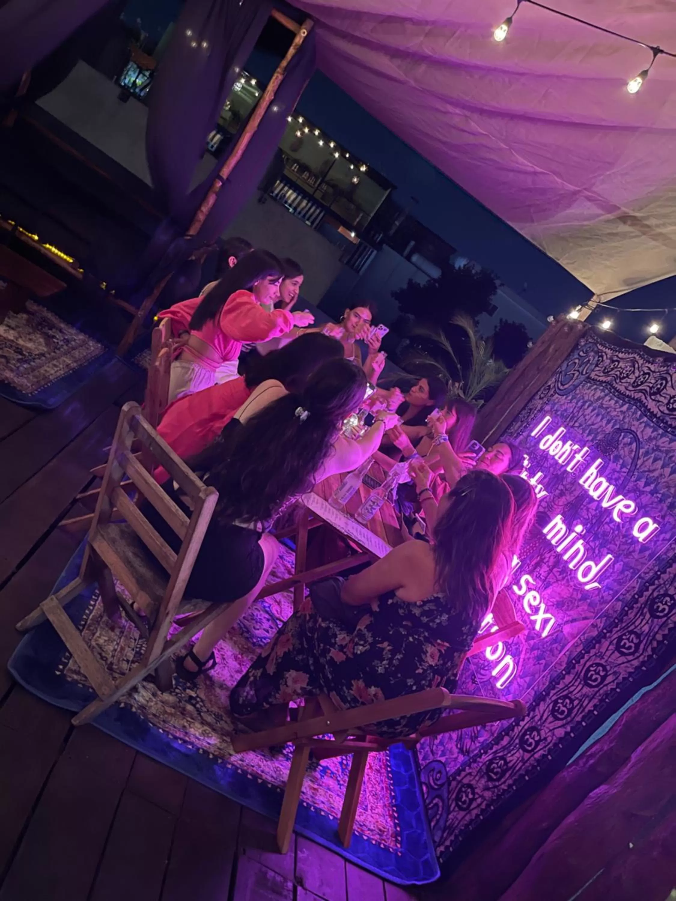 Evening entertainment in Aruma Art House Hotel Boutique