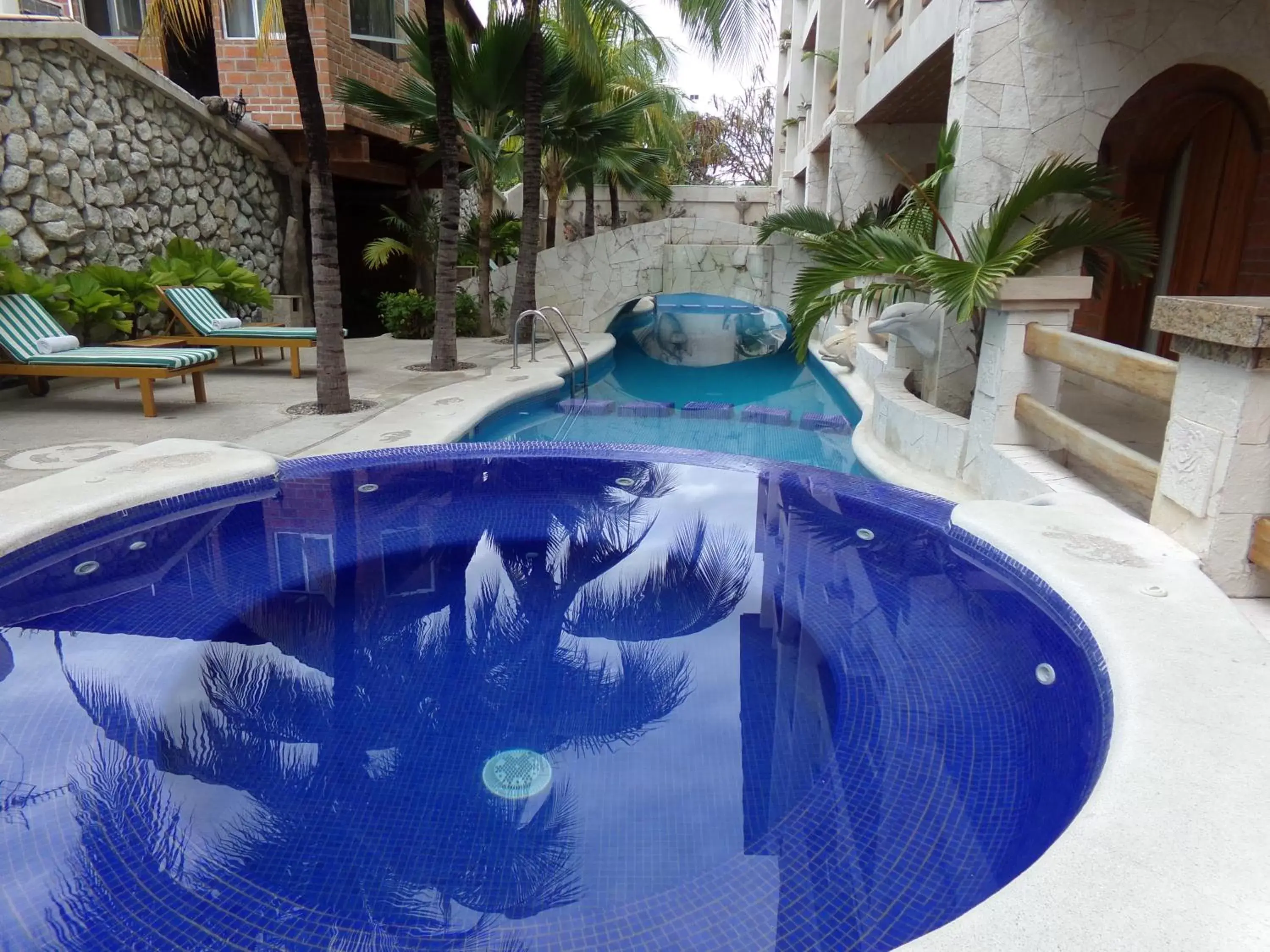 Swimming Pool in Hotel Casa de Lirio Diamante