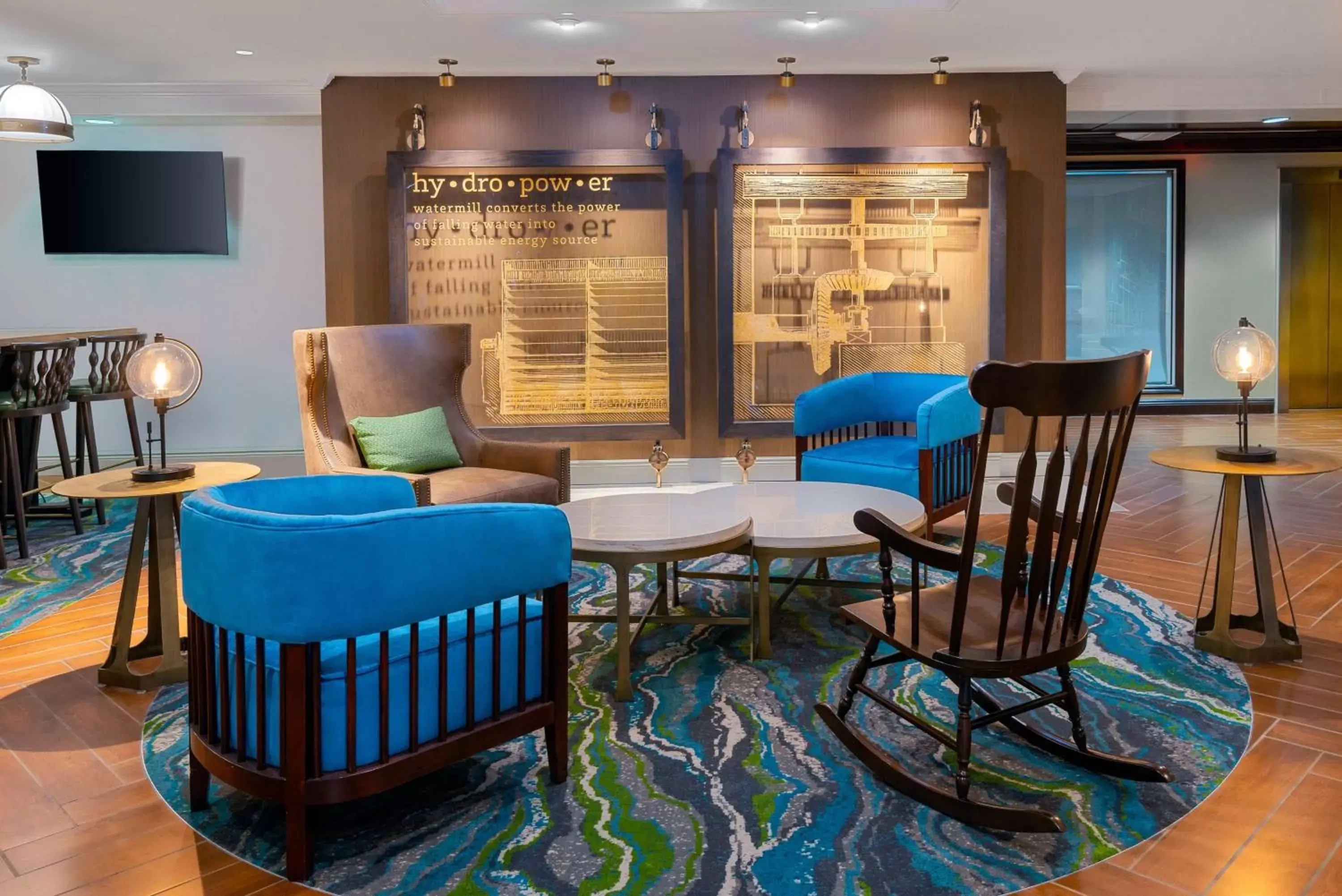 Lobby or reception, Seating Area in Hampton Inn Buffalo-Williamsville