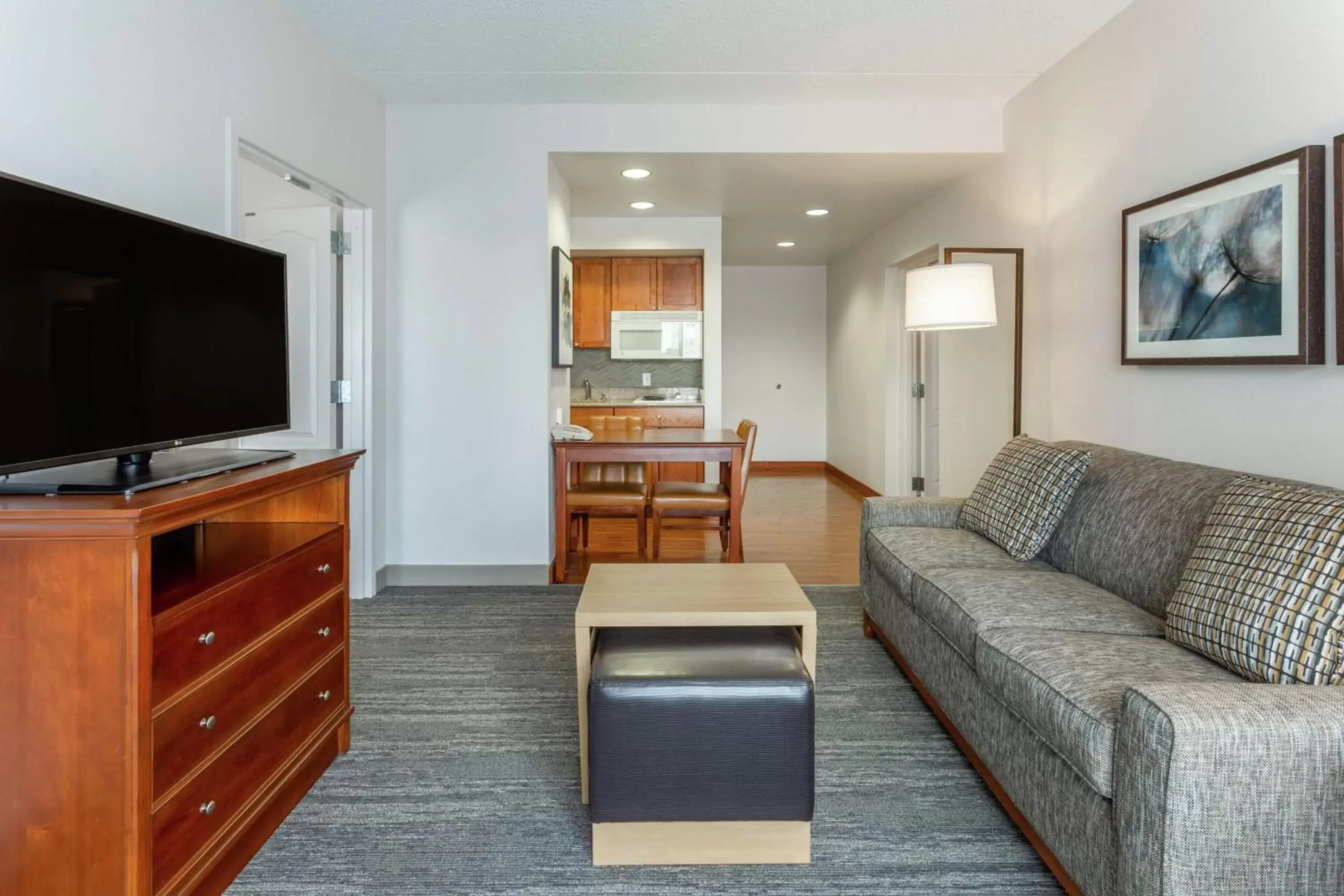 Living room, Seating Area in Homewood Suites by Hilton Albany