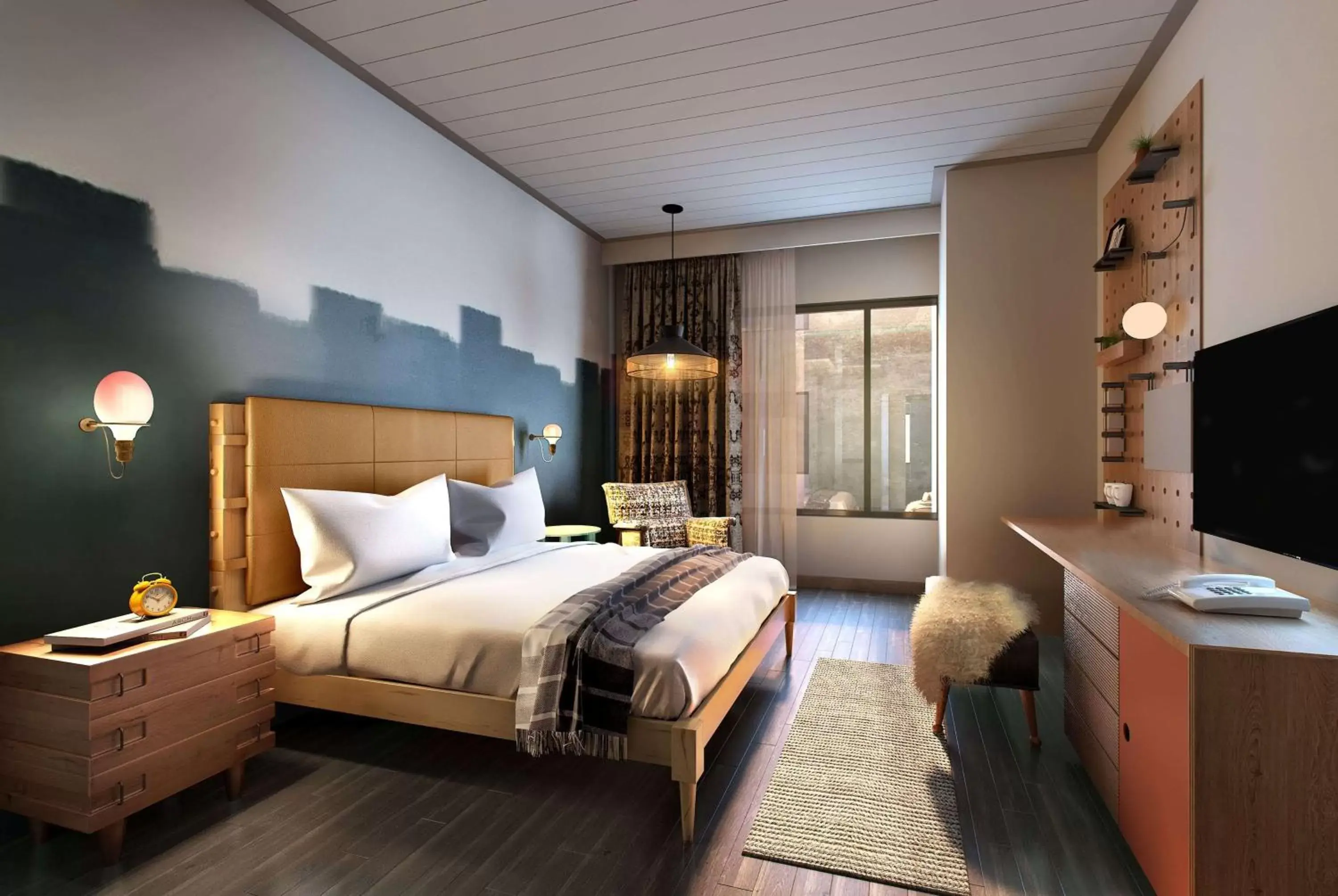 Bedroom, Bed in Origin Austin, a Wyndham Hotel
