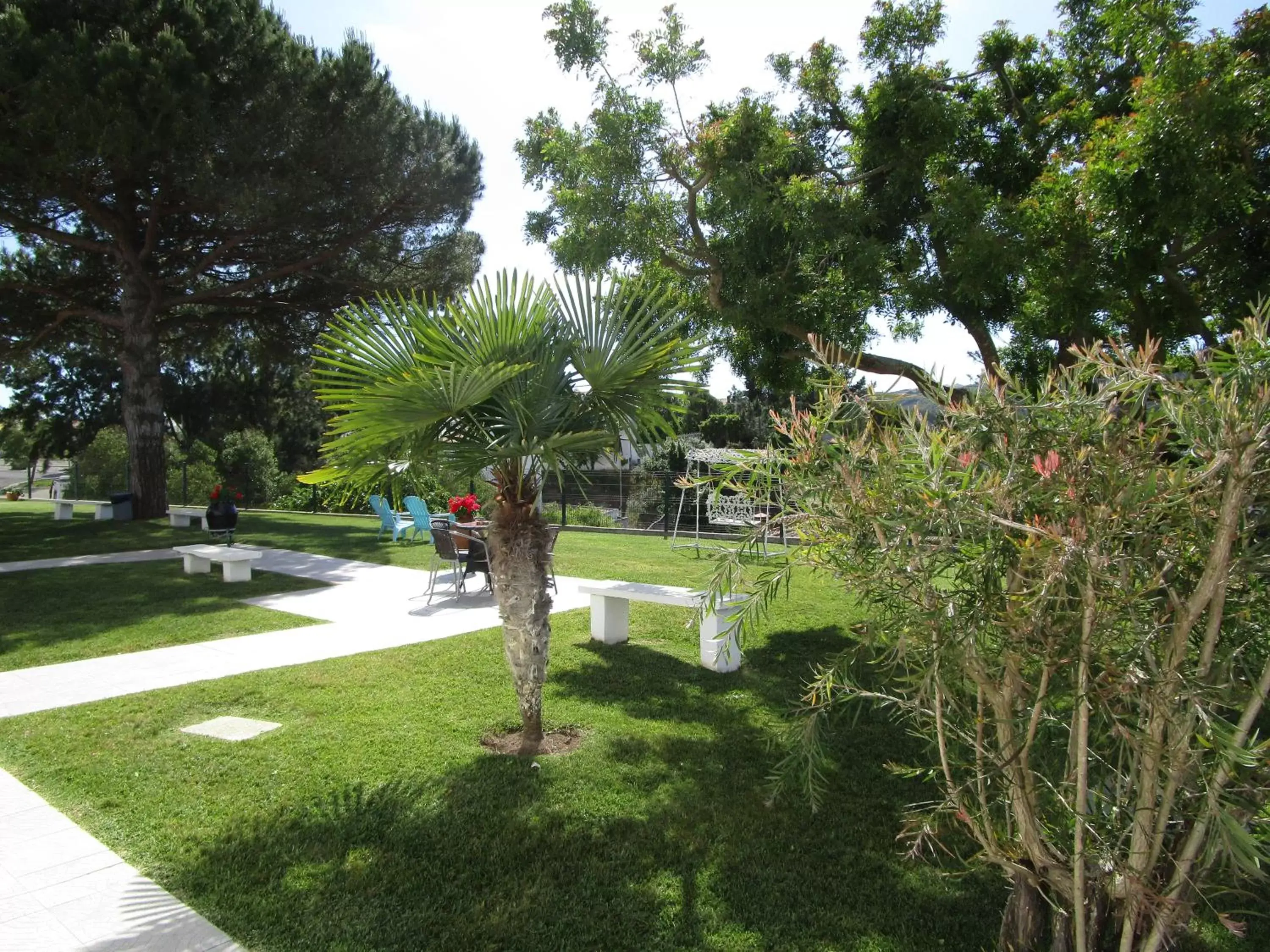 Garden view in Hotel Louro