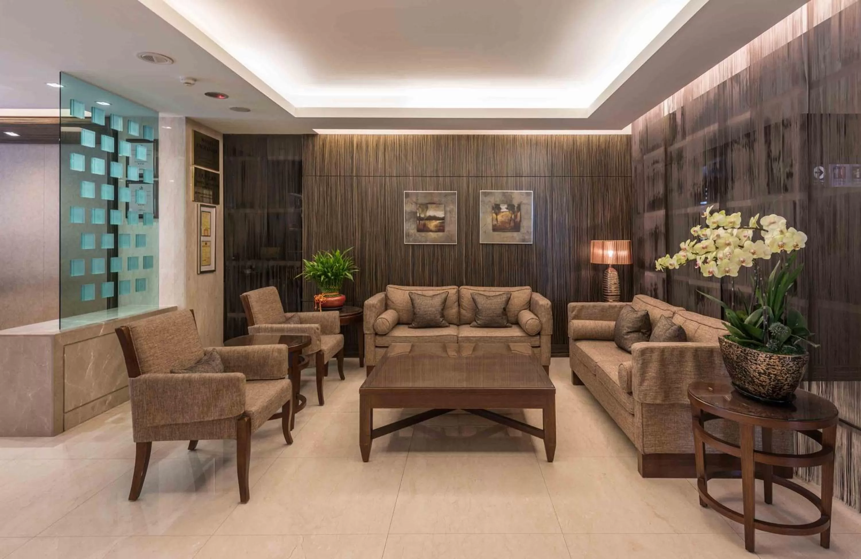 Lobby or reception in Royal Biz Taipei Hotel