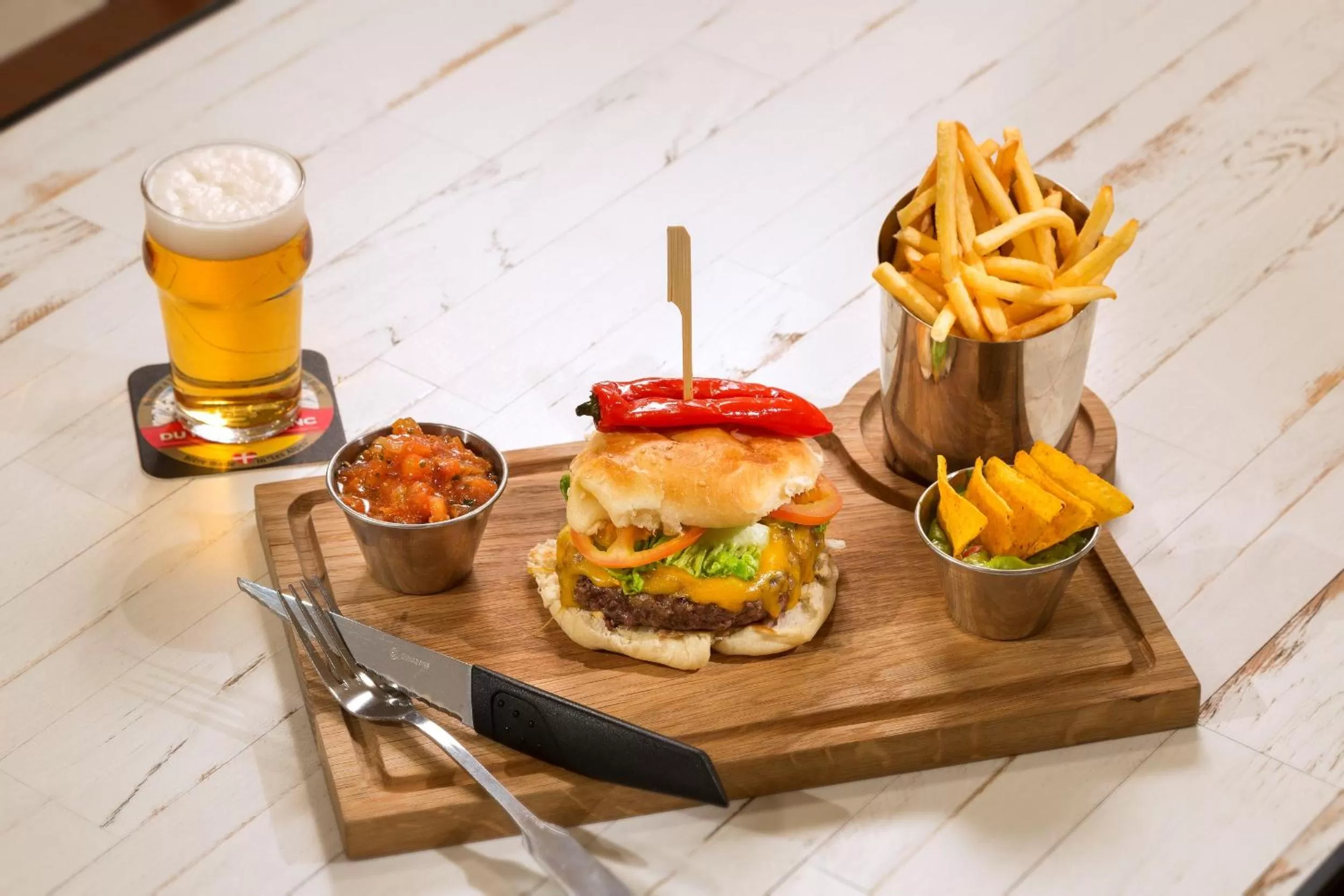 Food close-up in RockyPop Chamonix - Les Houches