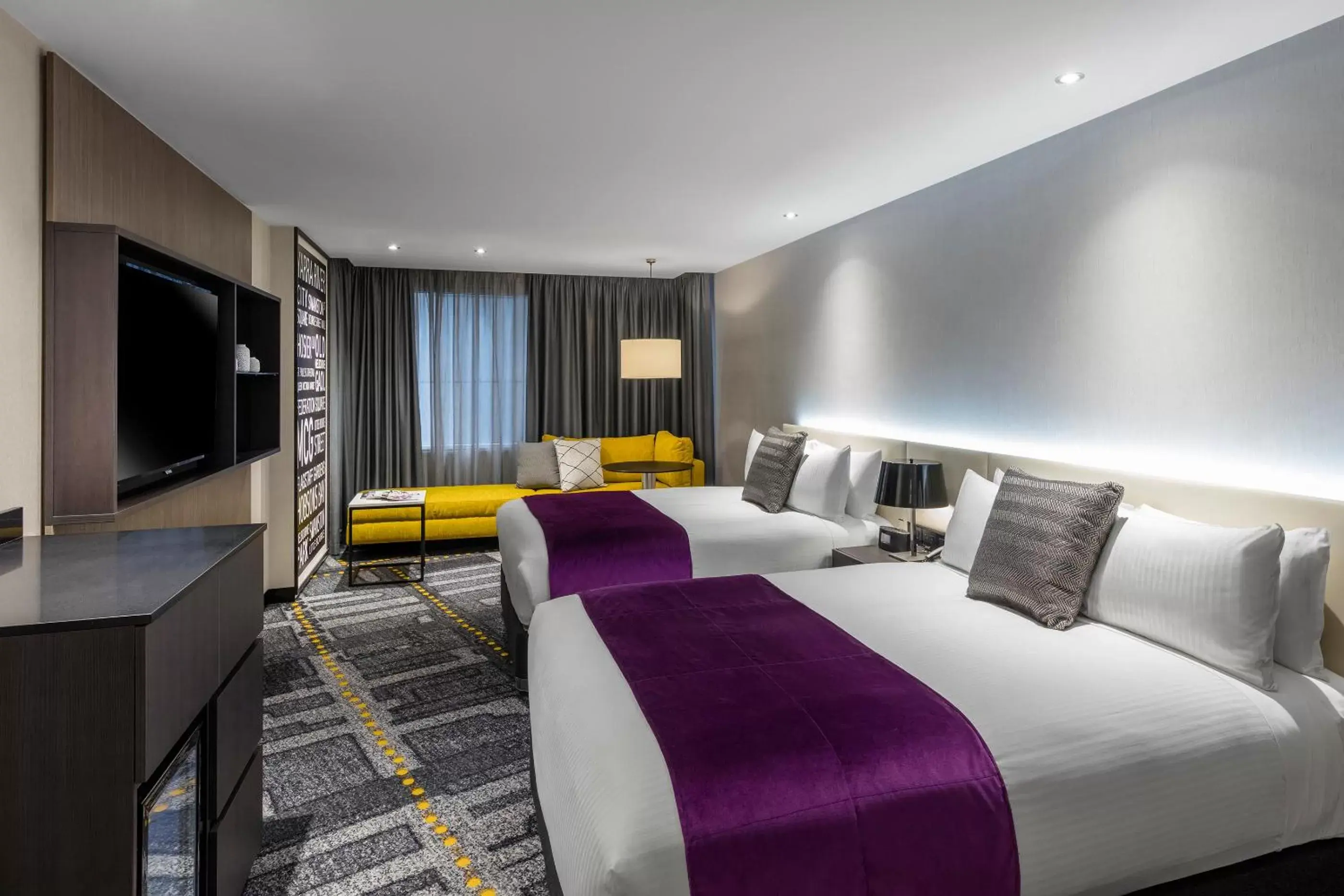 Superior Queen Room with Two Queen Beds in Pullman Melbourne on Swanston