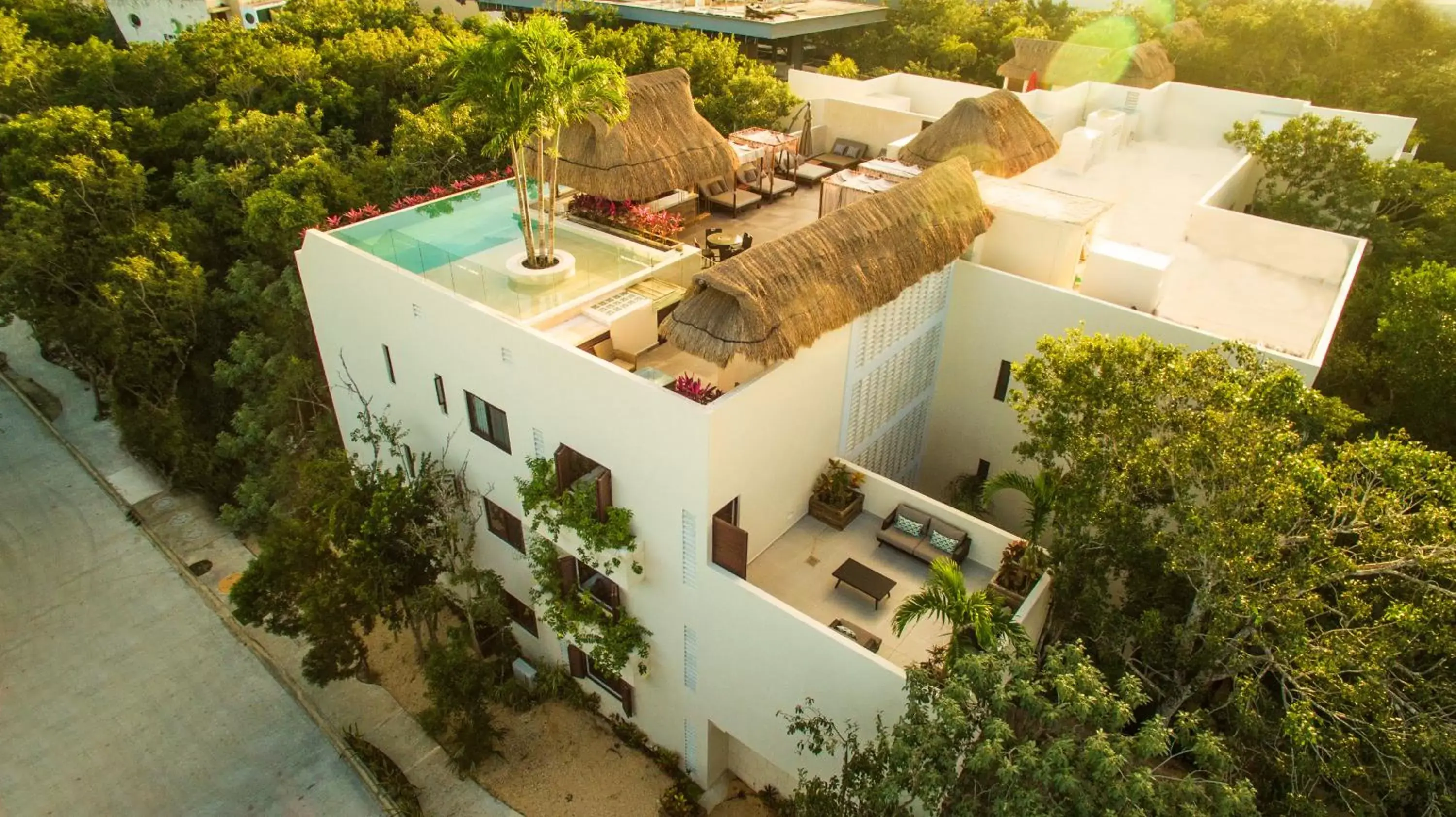 Bird's eye view, Bird's-eye View in Azul Tulum by GuruHotel