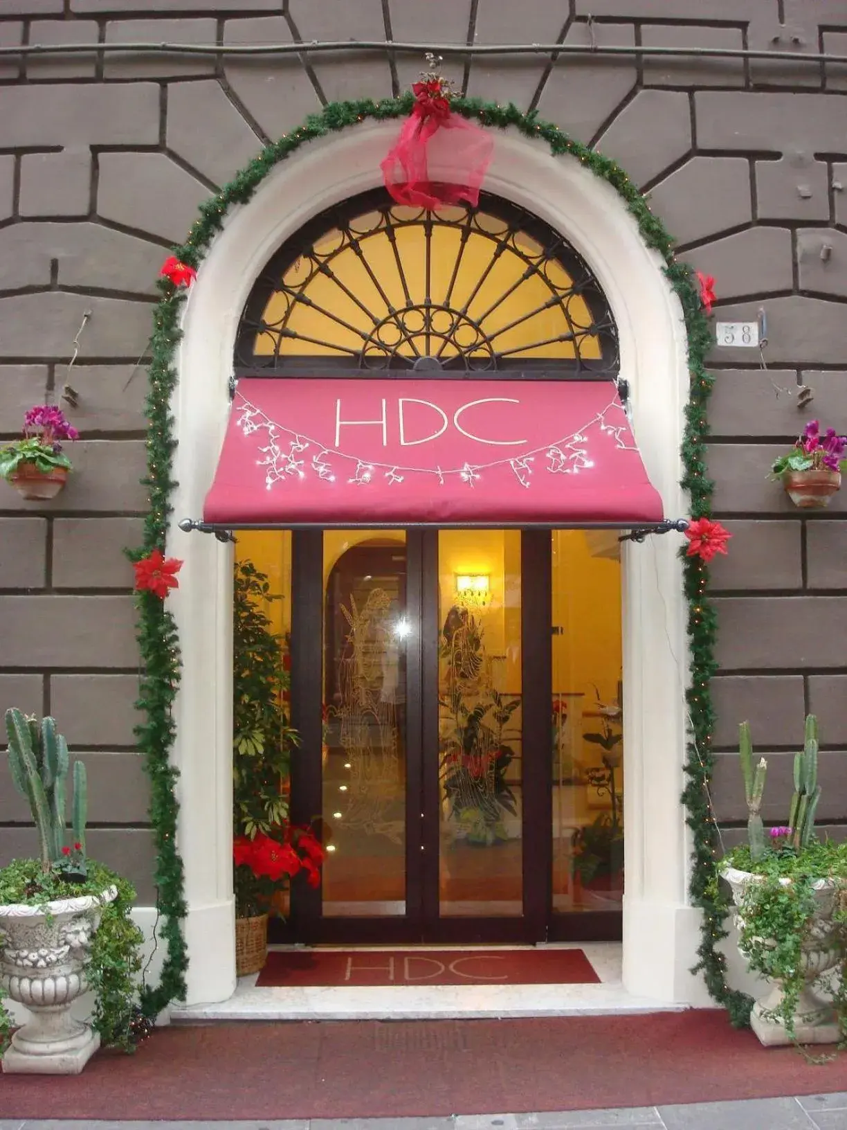 Facade/entrance in Hotel Dina
