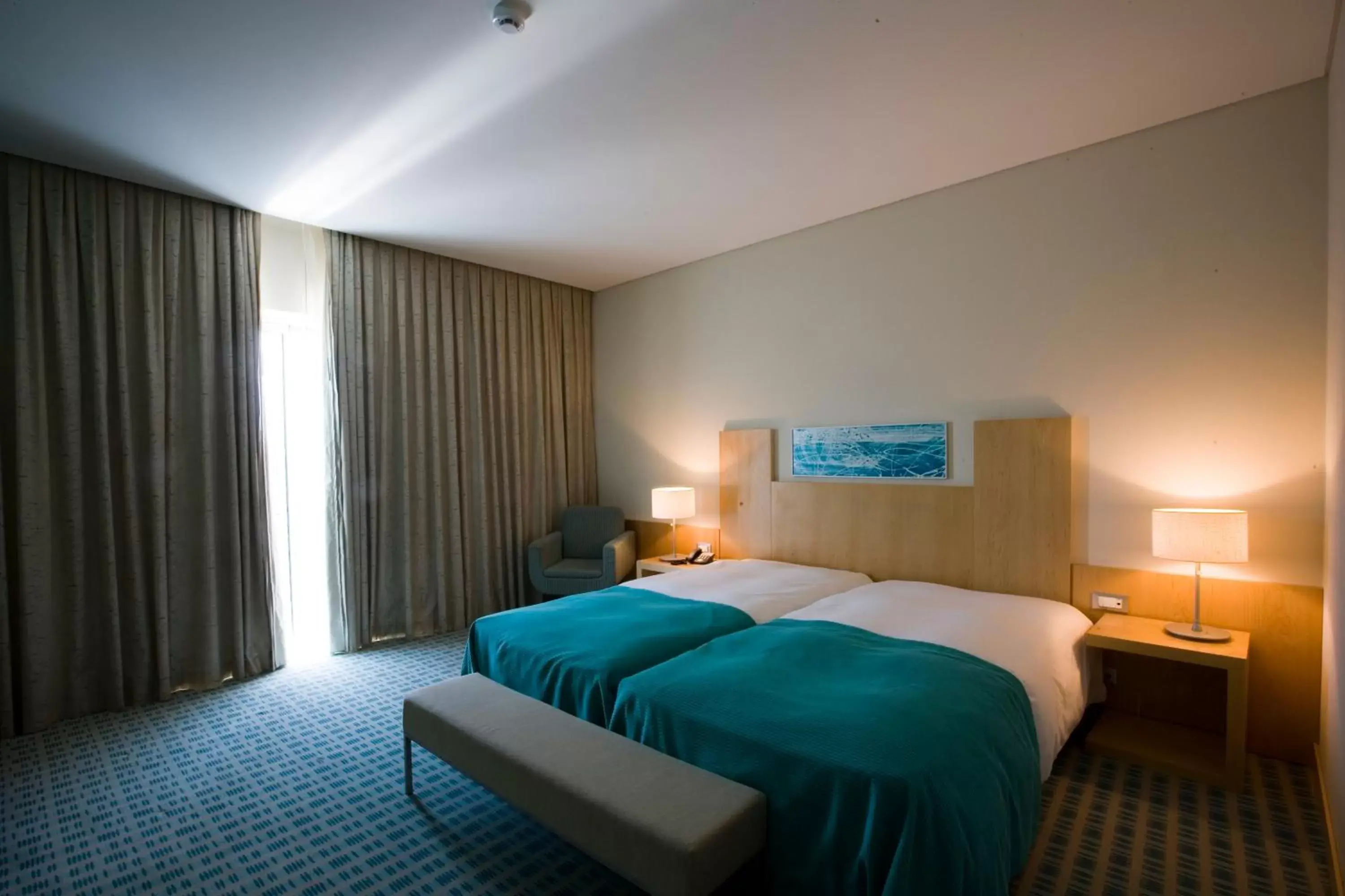 Day, Bed in Hotel Praia