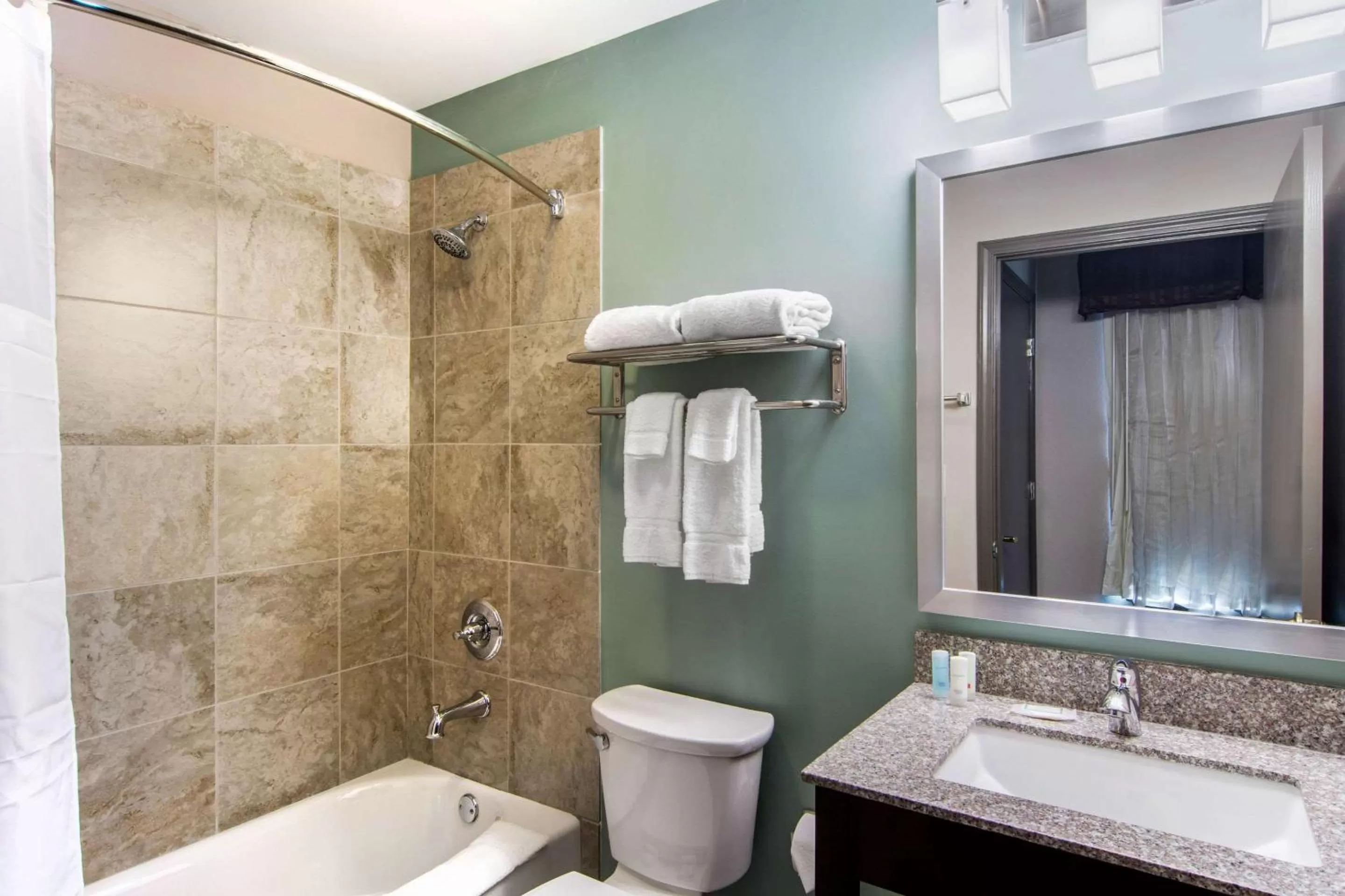 Bathroom in Clarion Inn & Suites Atlanta Downtown