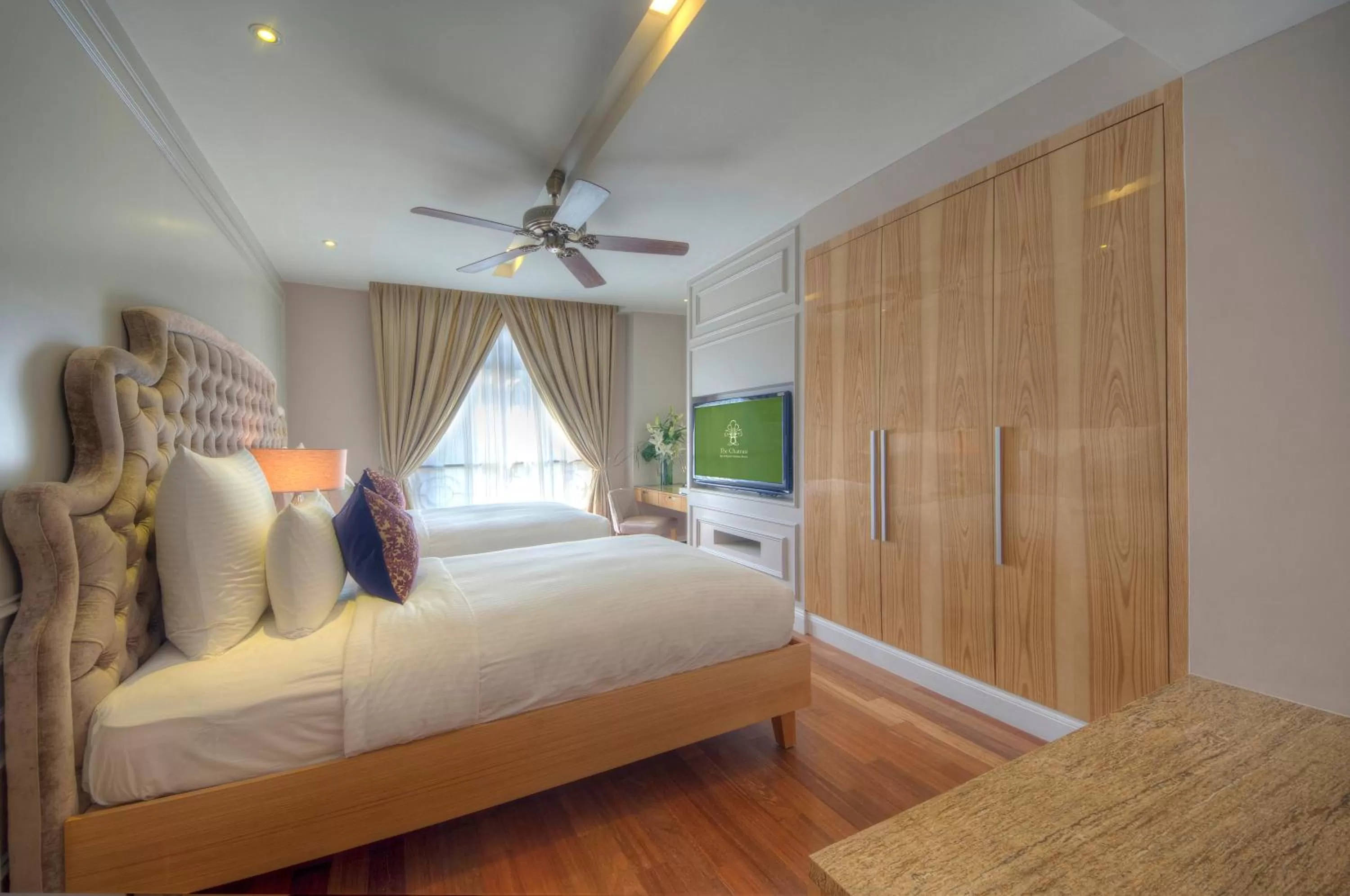 Bed in The Chateau Spa & Wellness Resort