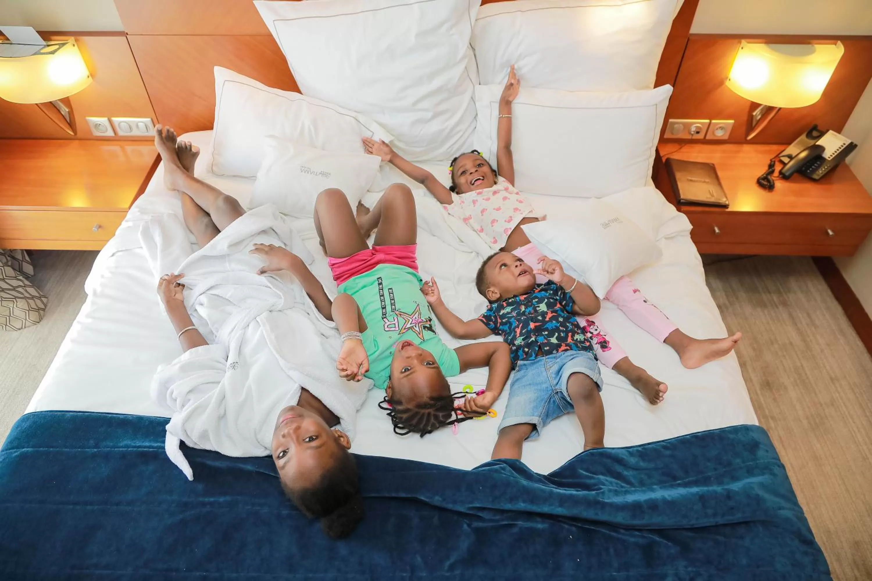 Bedroom, Bed in Hotel Tiama Abidjan