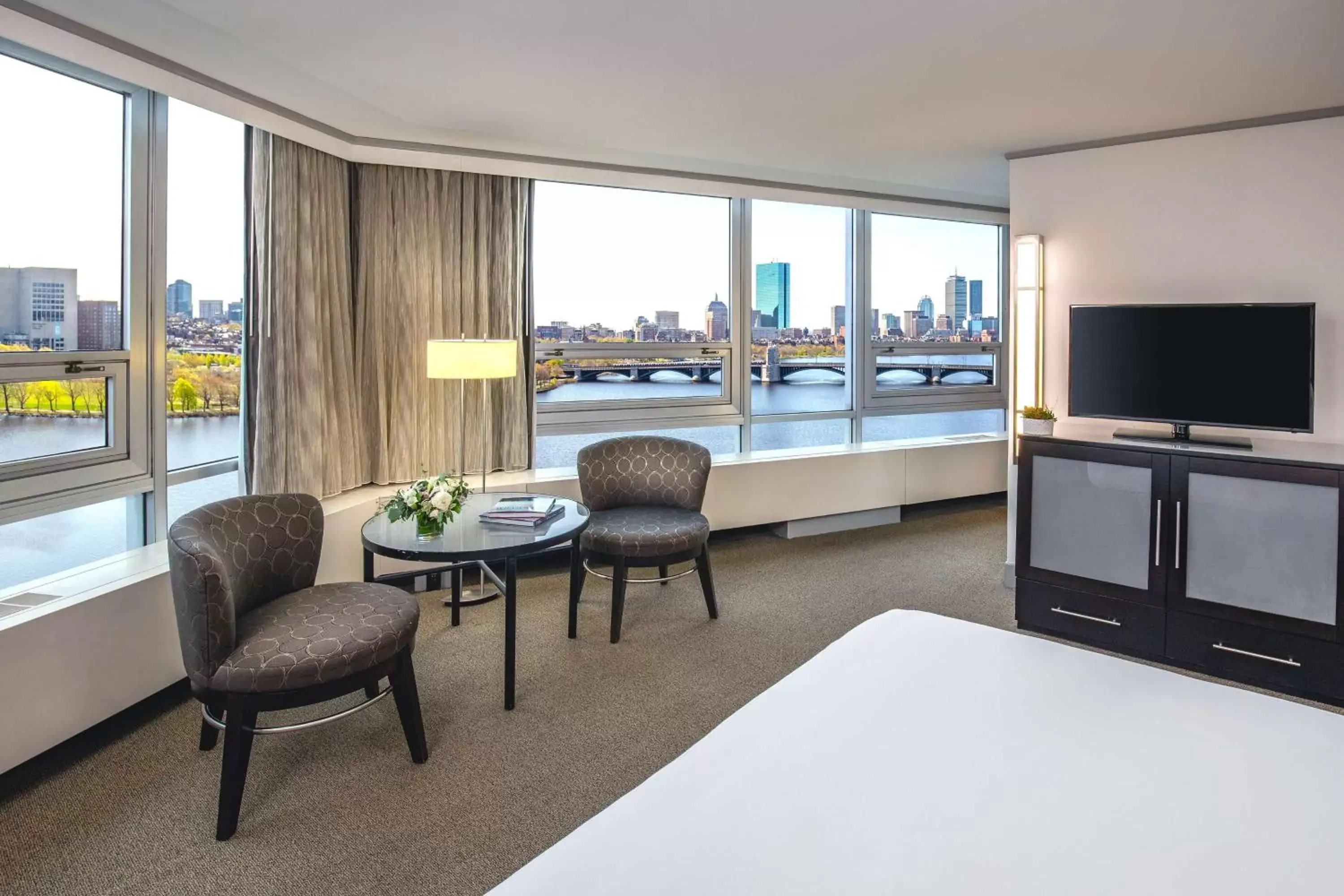 Bedroom, Seating Area in The Royal Sonesta Boston