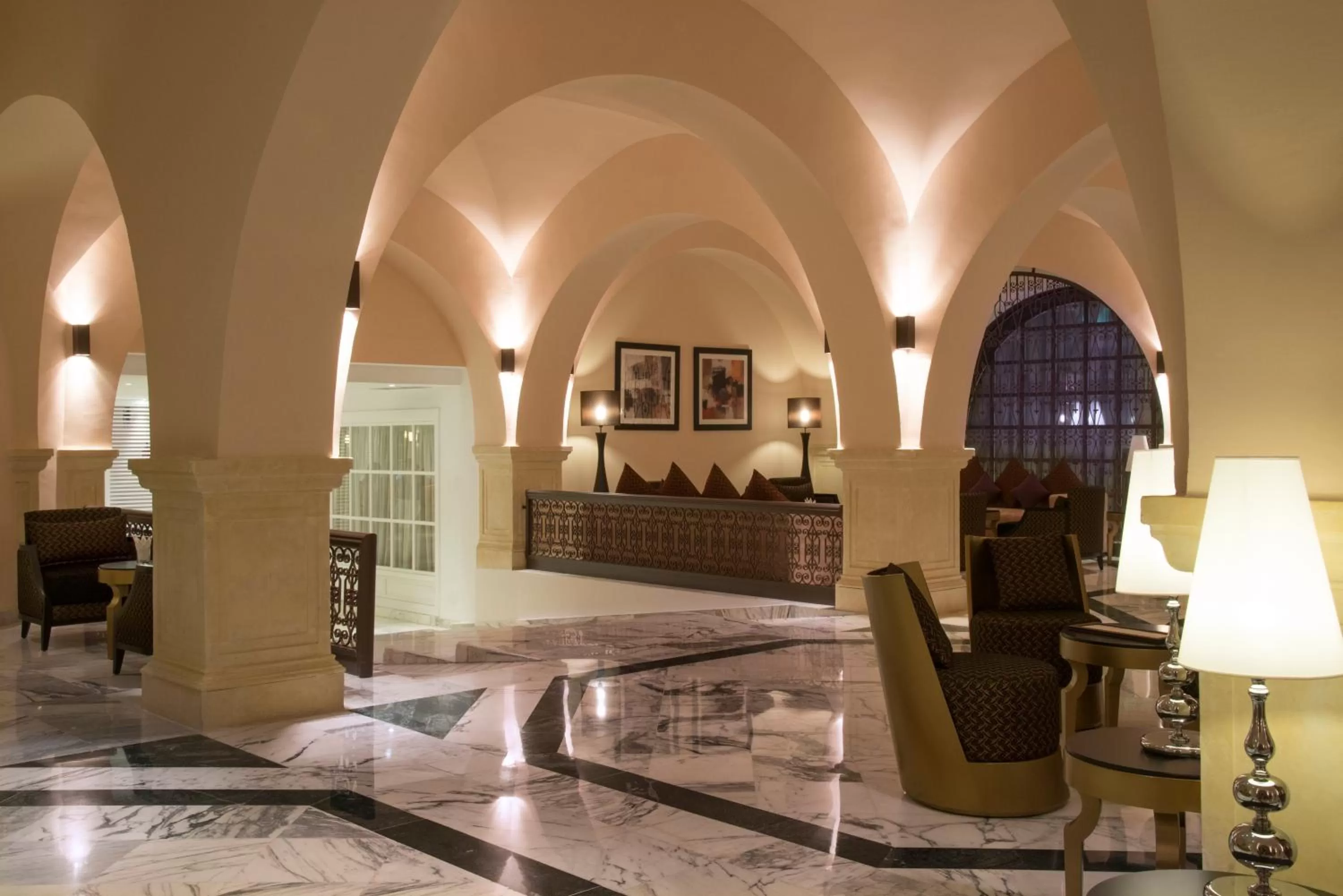 Lobby or reception in Radisson Blu Resort & Thalasso Hammamet