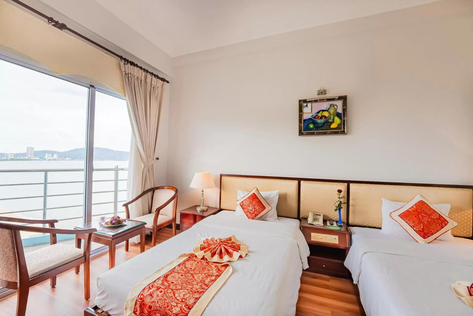 Bed in Seagull Hotel