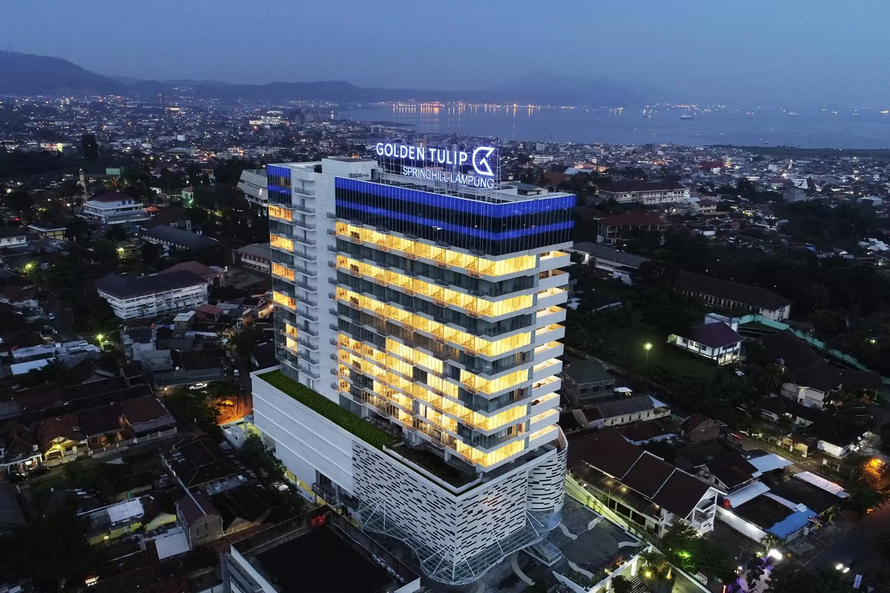 Property building, Bird's-eye View in Golden Tulip Springhill Lampung