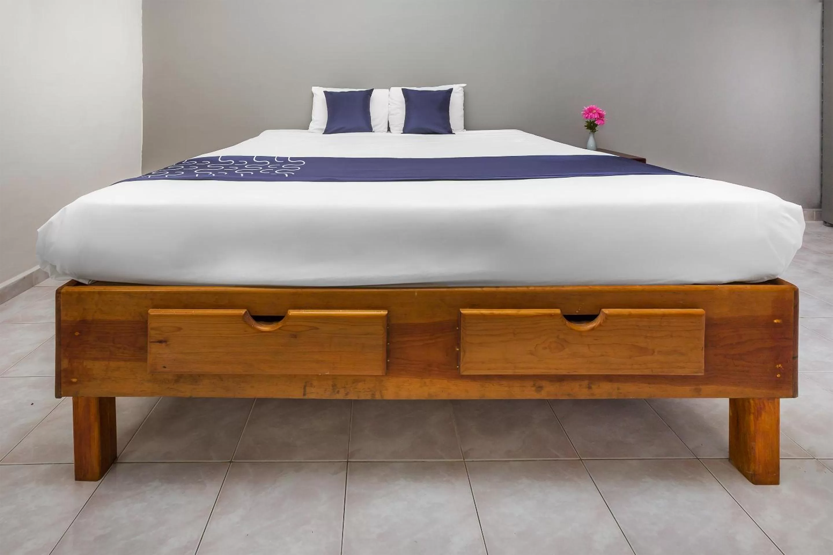 Bed in Hotel Kiin Cozumel