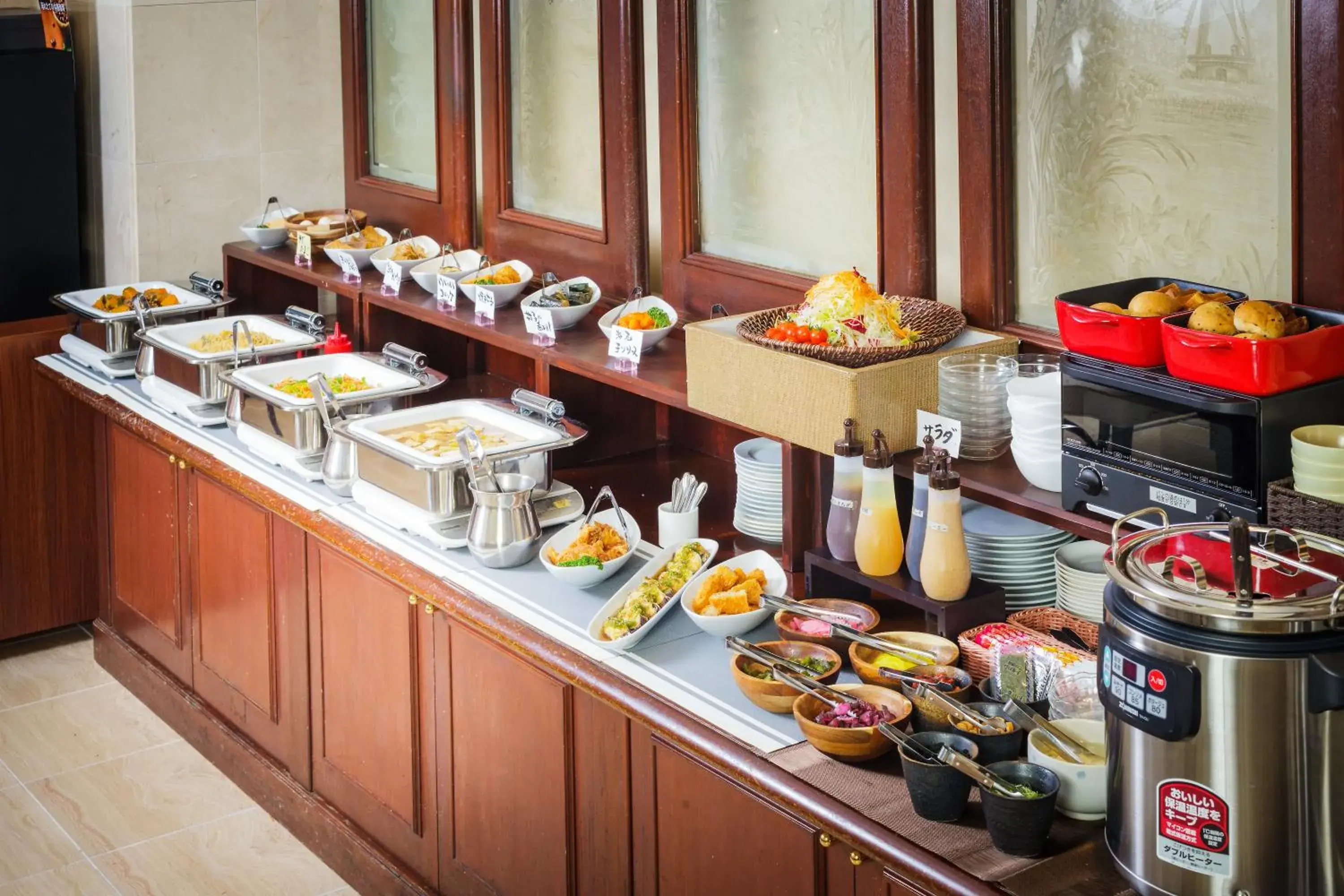 Breakfast, Food in Hotel Katsuyama Premiere