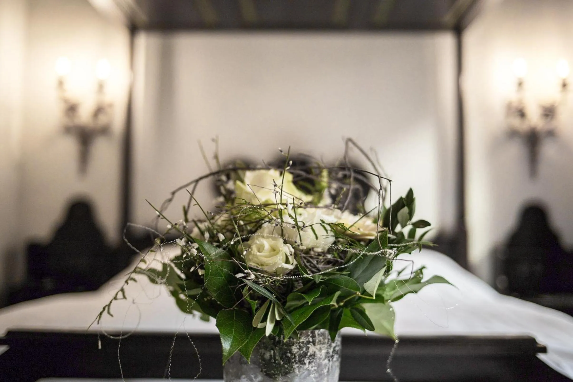 Photo of the whole room, Bed in WAGNERS Hotel Greifen-Post