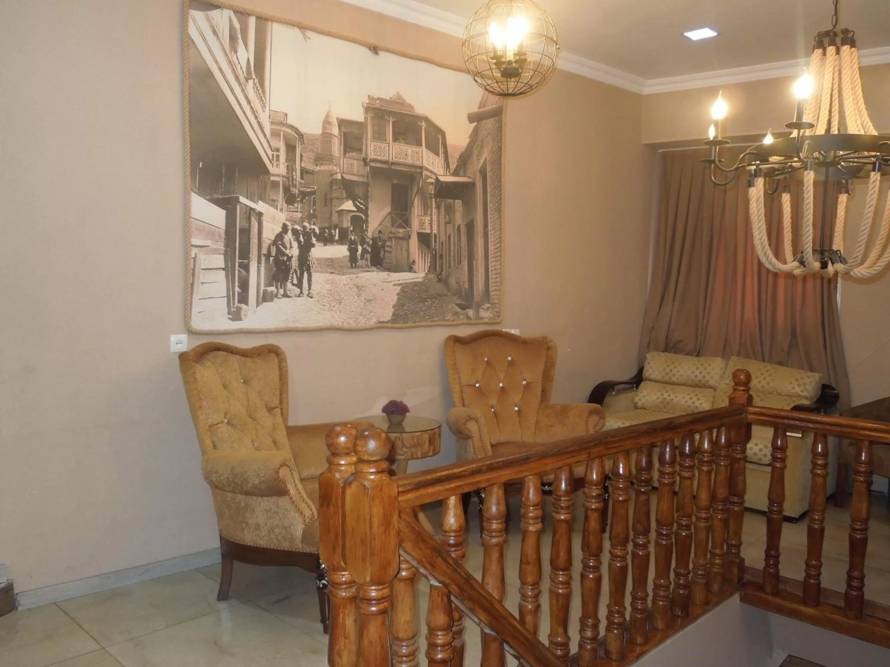 Seating area in Epic Meidan Hotel