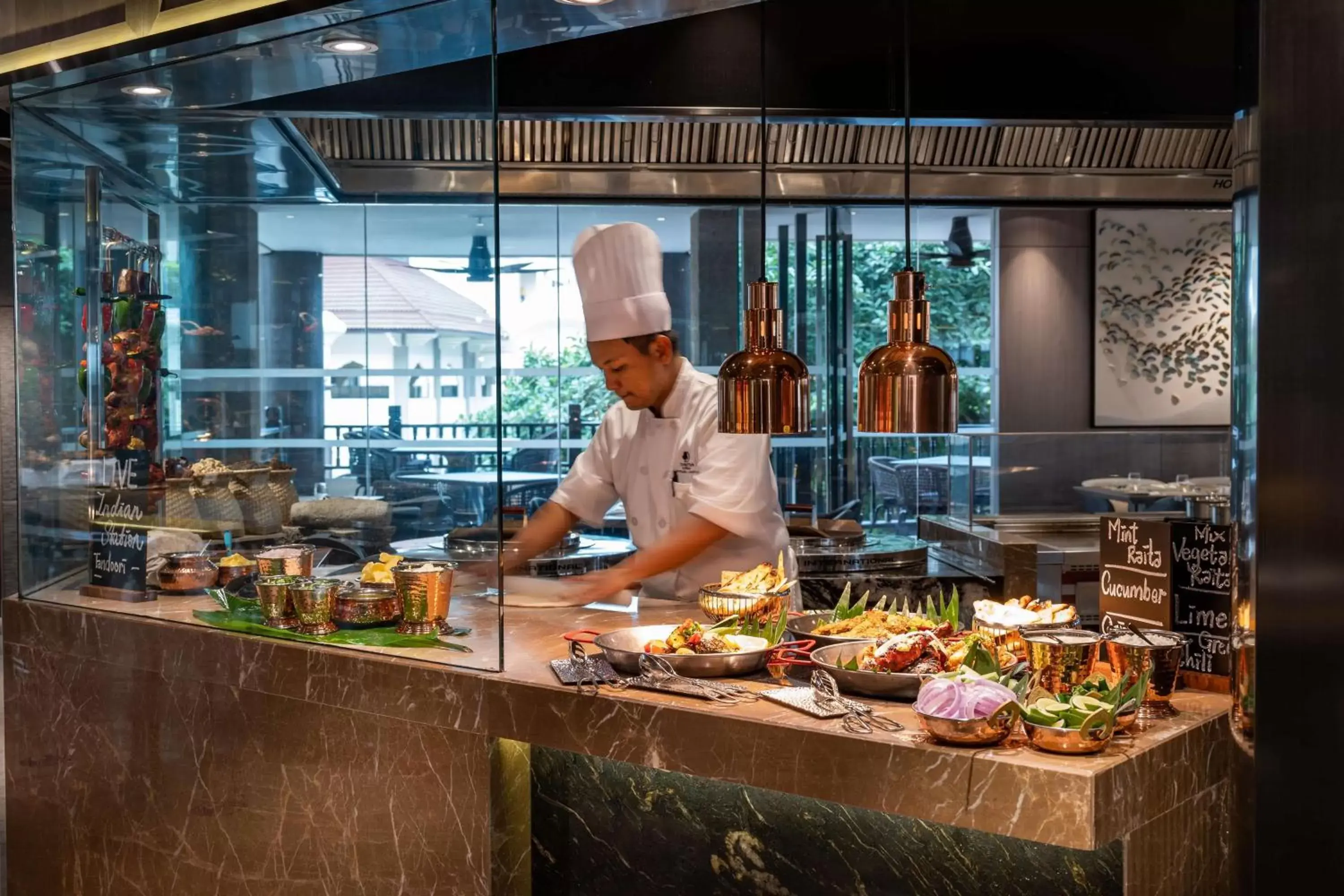 Dining area, Food in DoubleTree by Hilton Putrajaya Lakeside