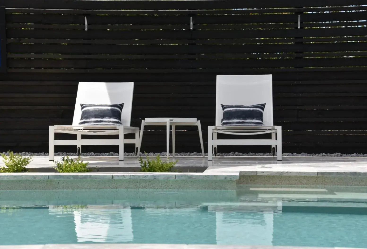 Patio, Swimming Pool in Glass On Glasshouse