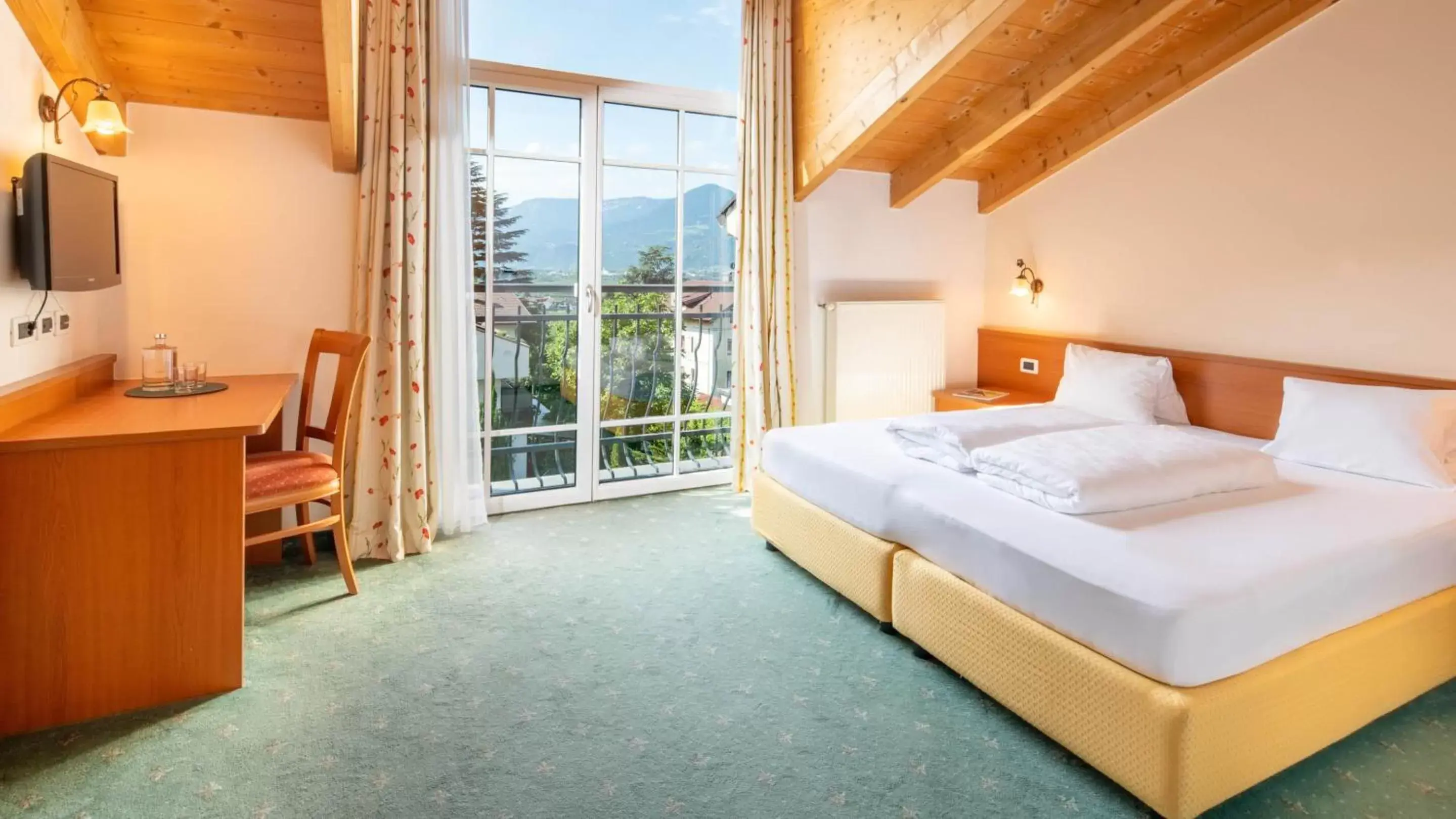 Bed in Hotel Villa Laurus
