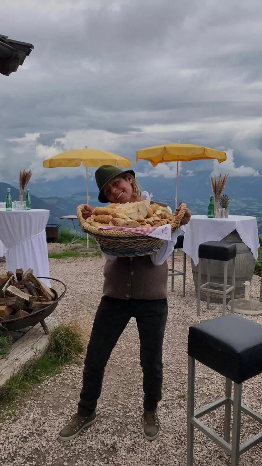 Hocheckhuette On Top of the Kitzbuehel Hahnenkamm Mountain