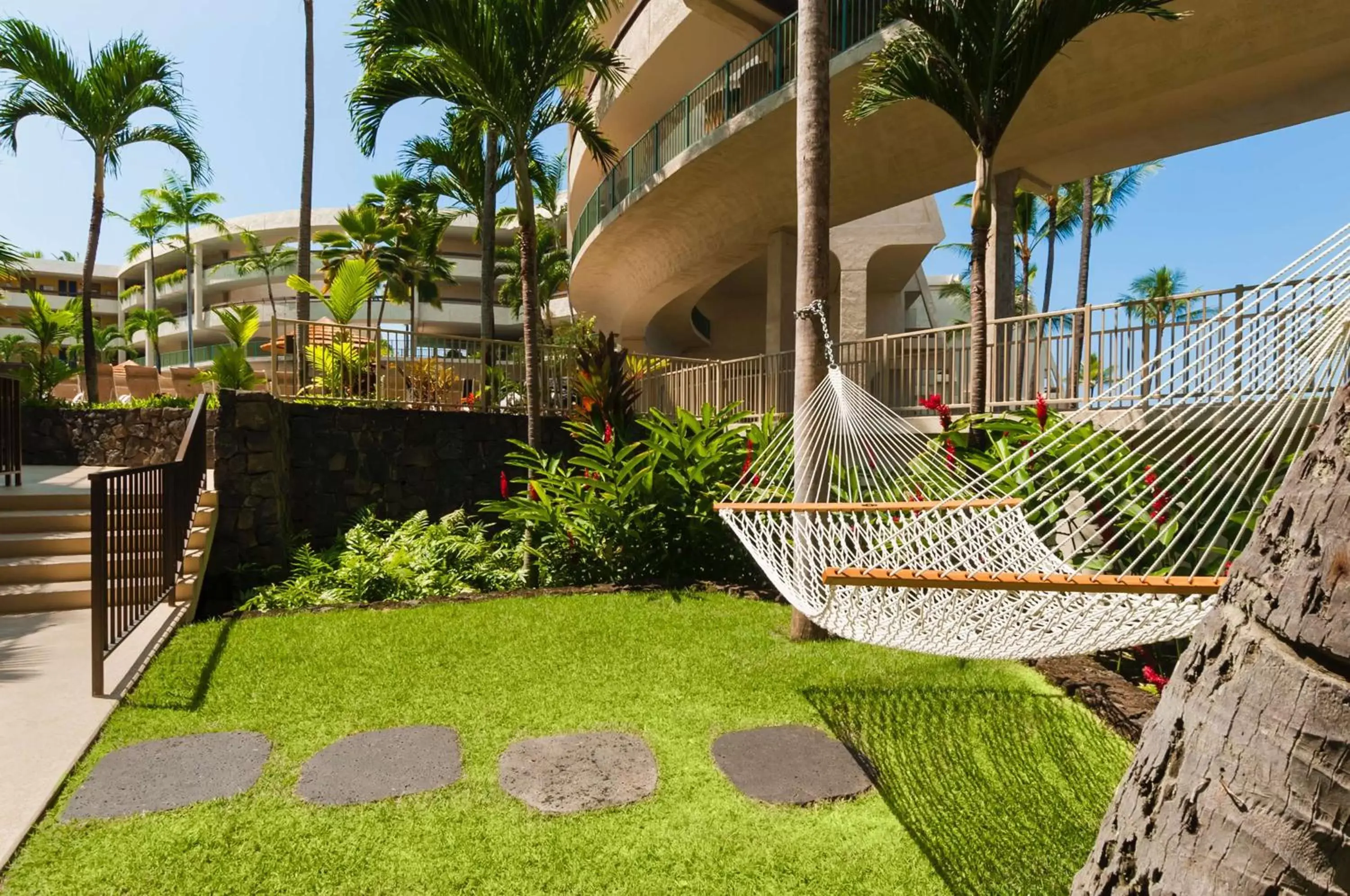 Property building, Garden in Outrigger Kona Resort and Spa