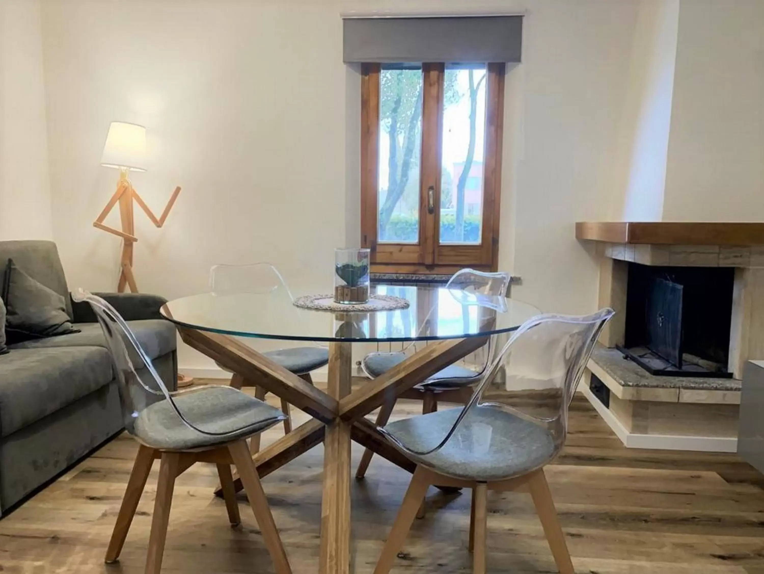 Living room, Dining Area in La Coroncina Lodging